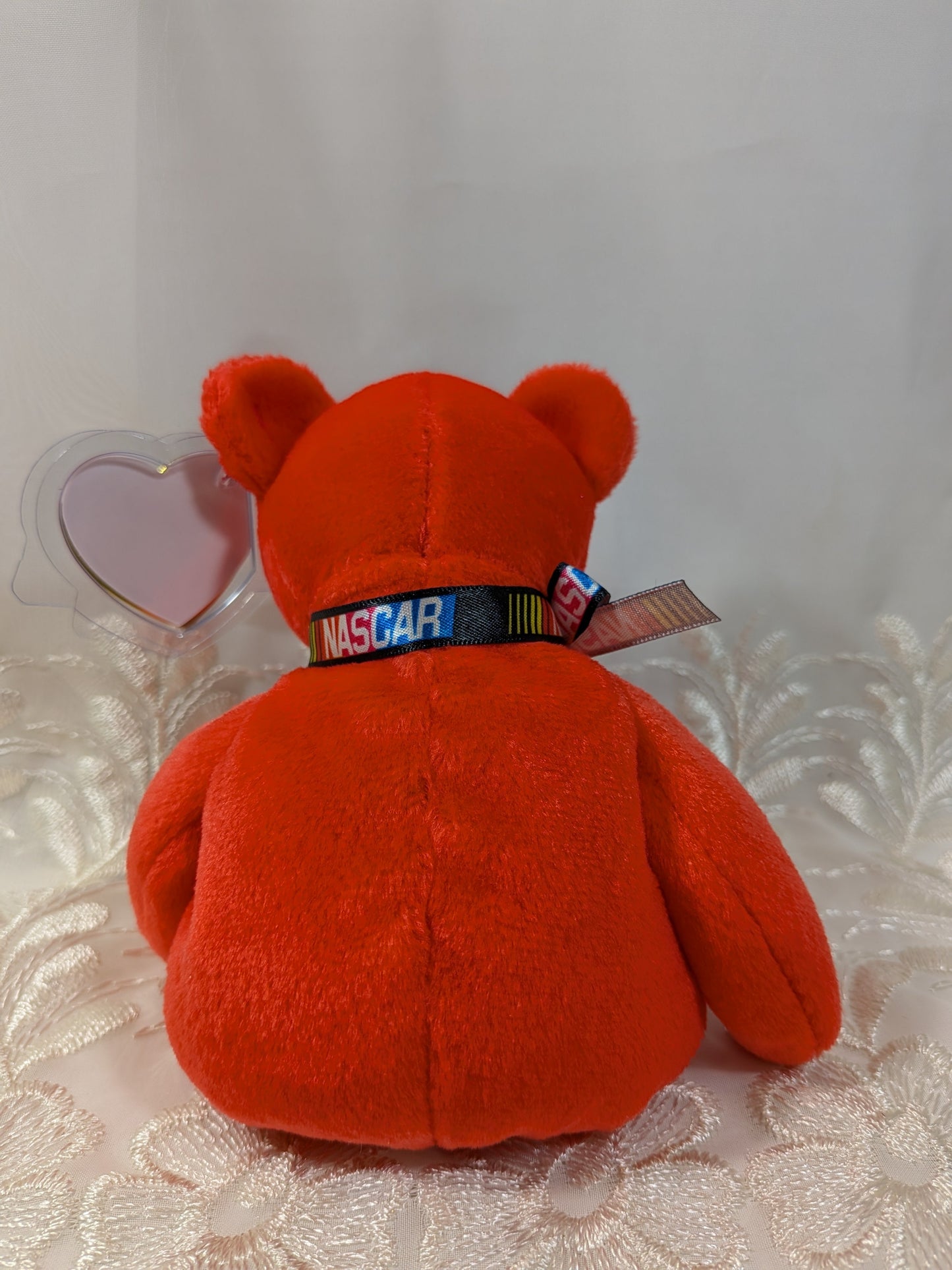 Ty Beanie Baby - Racer The Red Nascar Bear (8.5in) - Vintage Beanies Canada