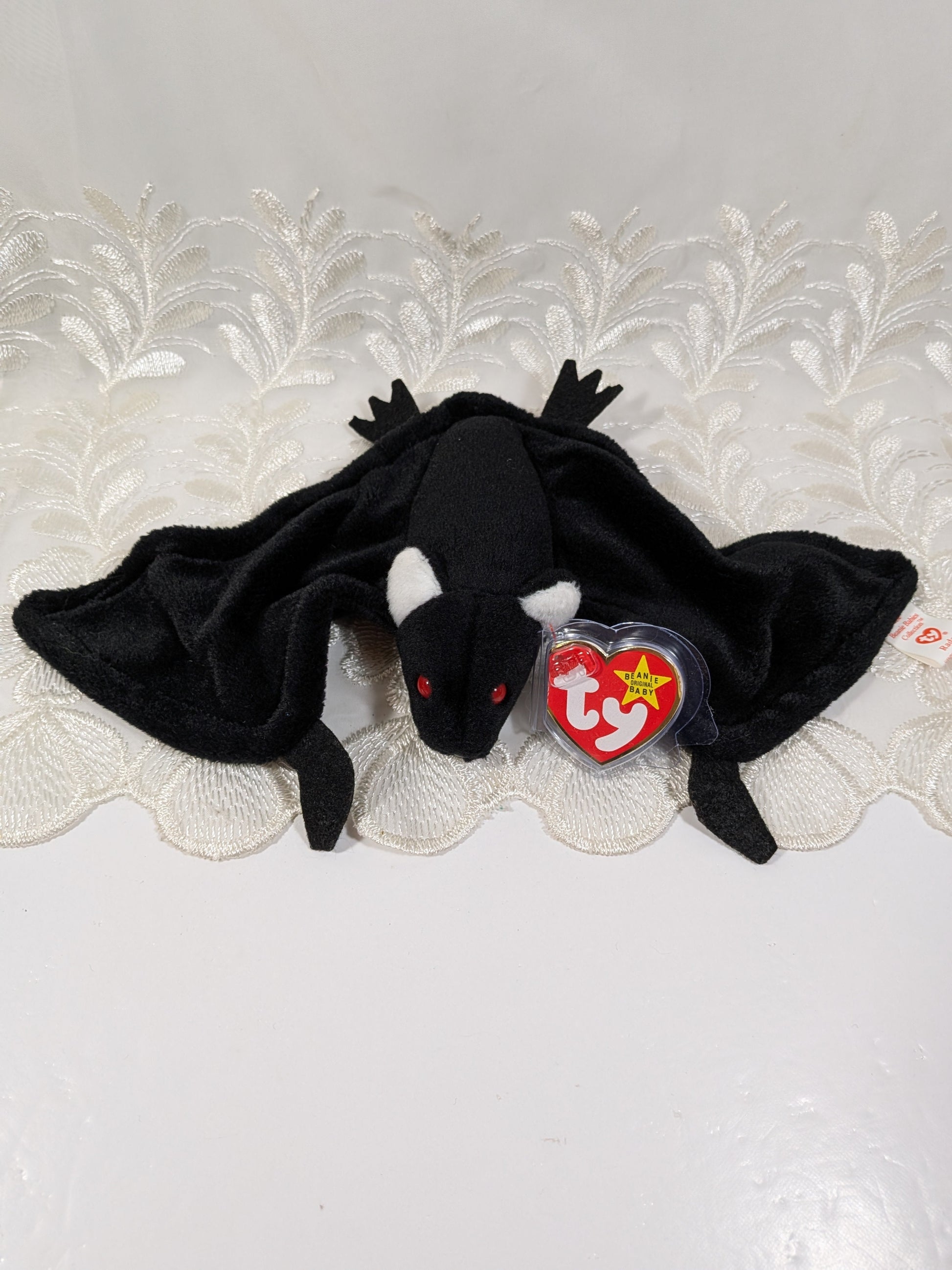 Ty Beanie Baby - Radar The Black Bat - Near Mint (10.5in) - Vintage Beanies Canada