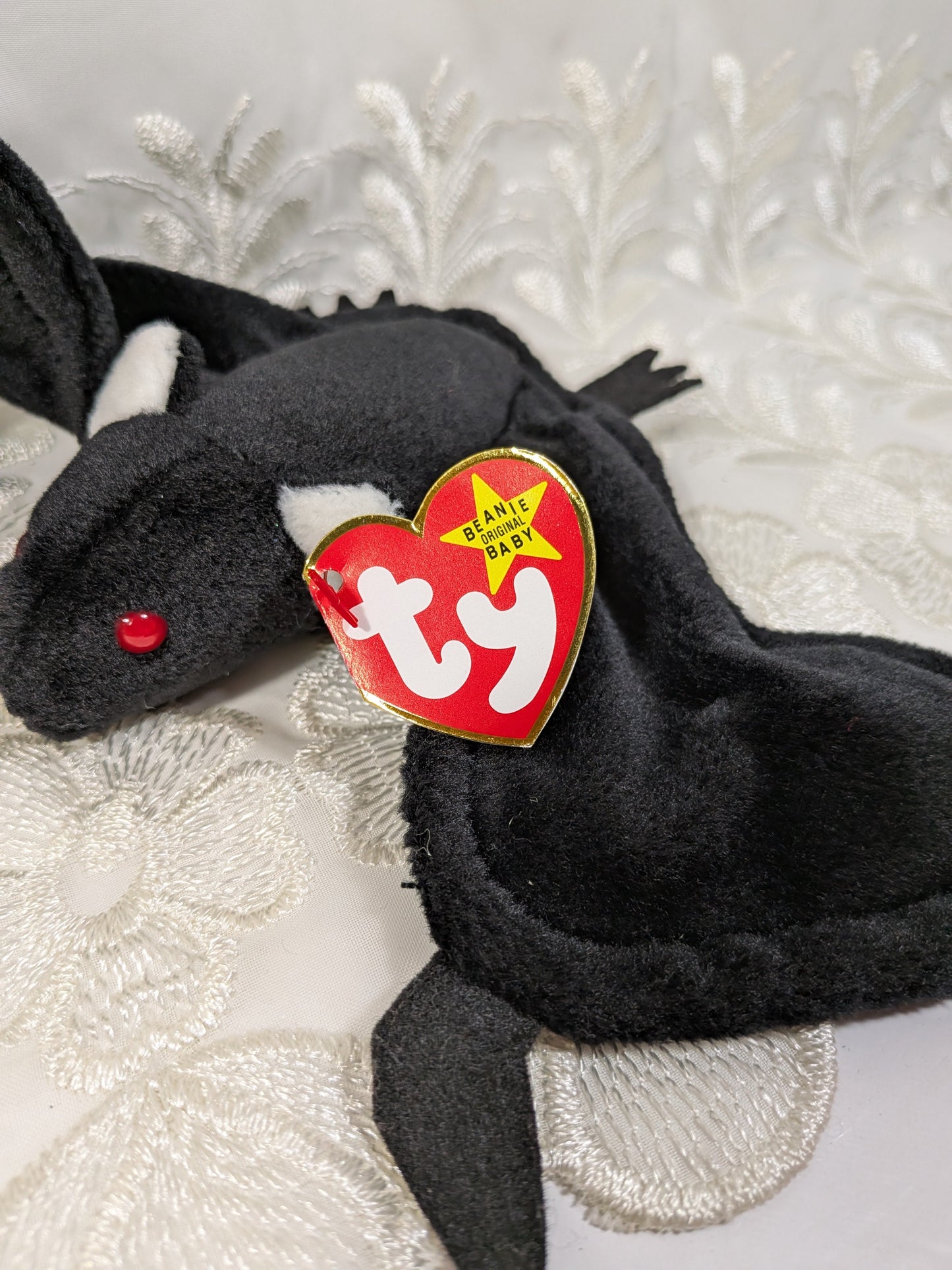 Ty Beanie Baby - Radar The Black Bat - Near Mint (10.5in) - Vintage Beanies Canada