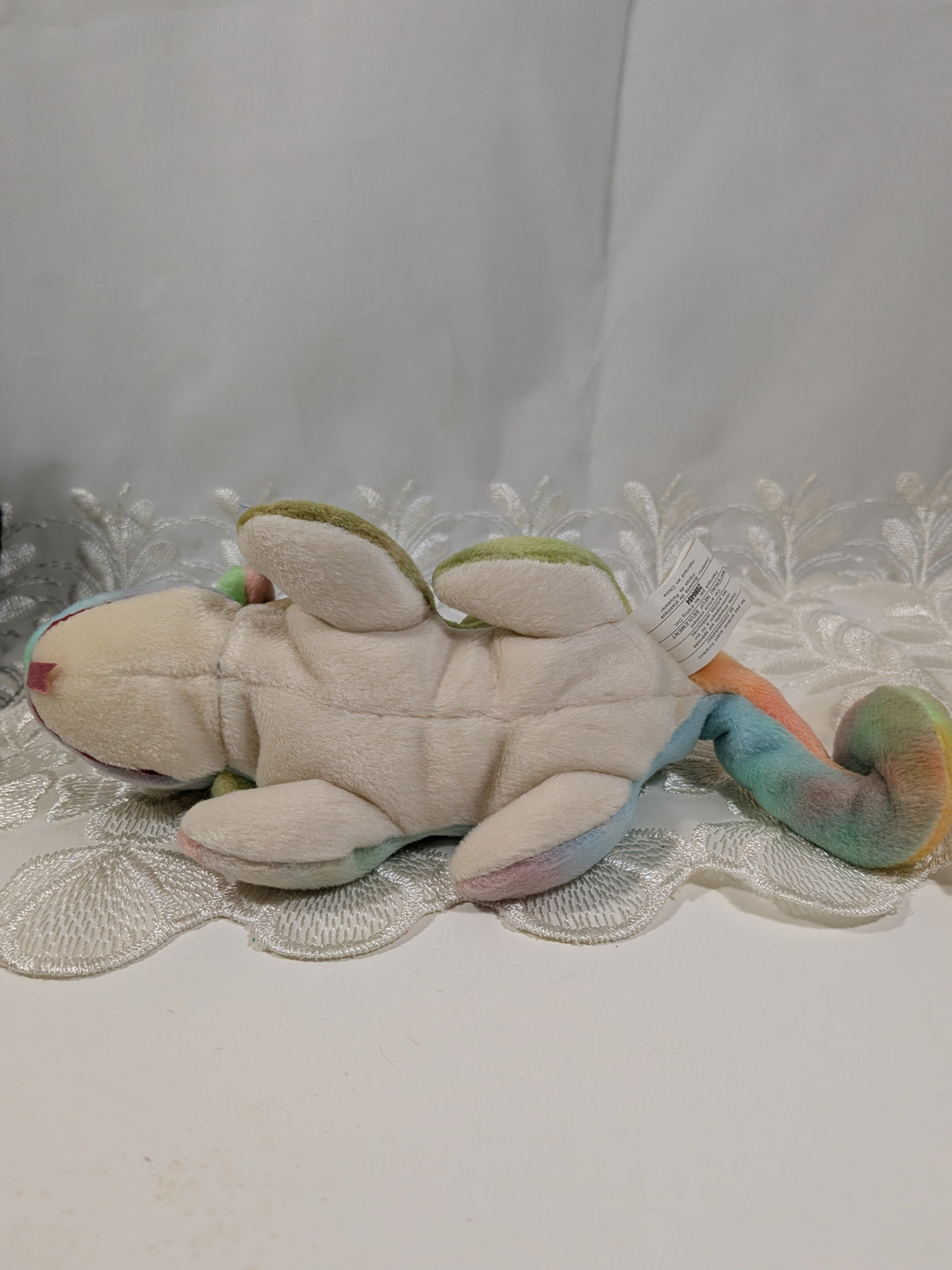 Ty Beanie Baby - Rainbow the Tie Dyed Chameleon (8in) - Vintage Beanies Canada
