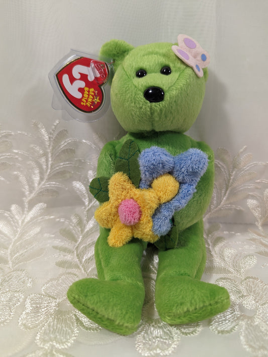 Ty Beanie Baby - Raine The Green Bear (8.5in) *Rare* Ty Store Exclusive - Vintage Beanies Canada
