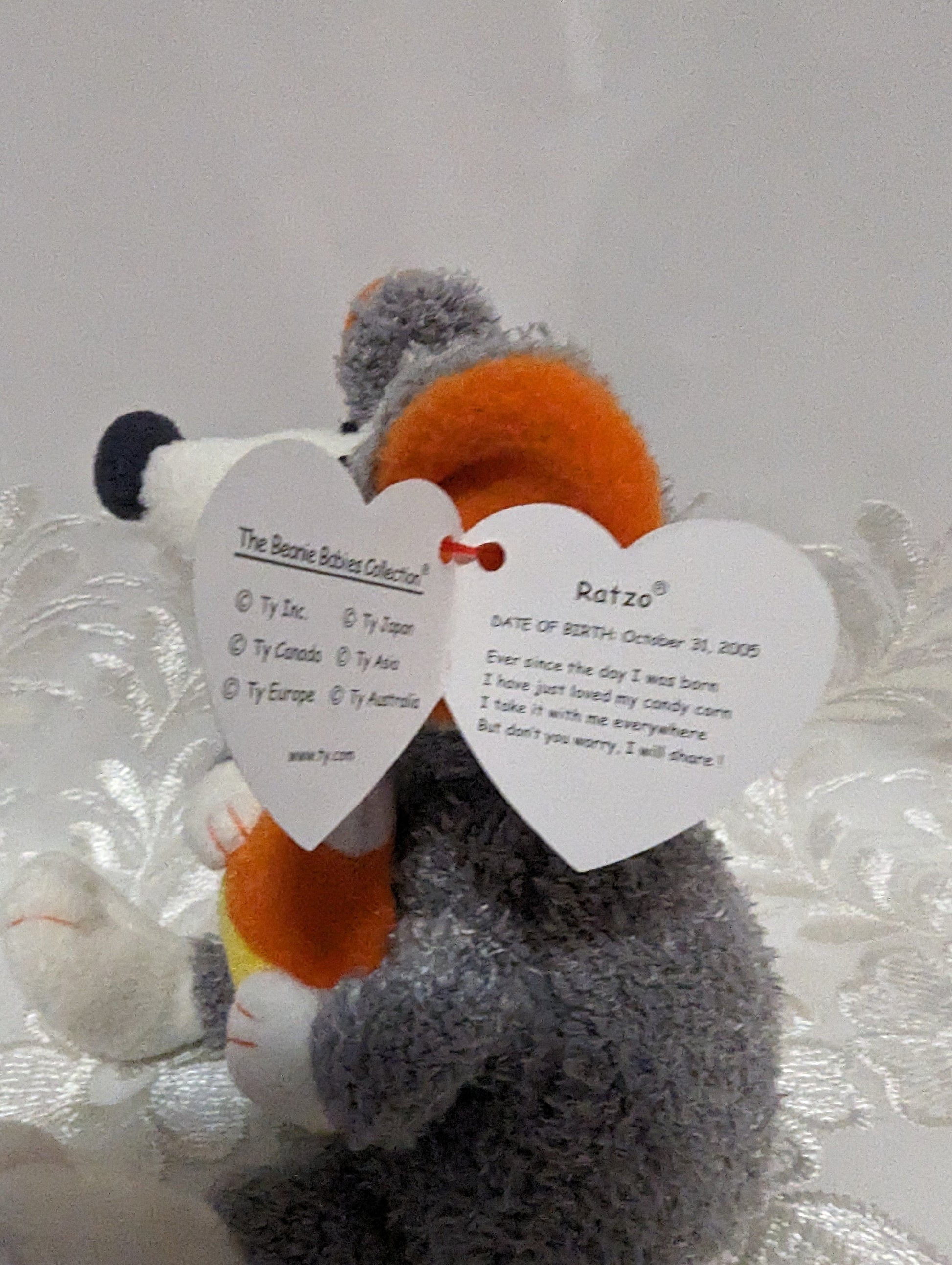 Ty Beanie Baby - Ratzo The Halloween Rat (7.5in) - Vintage Beanies Canada