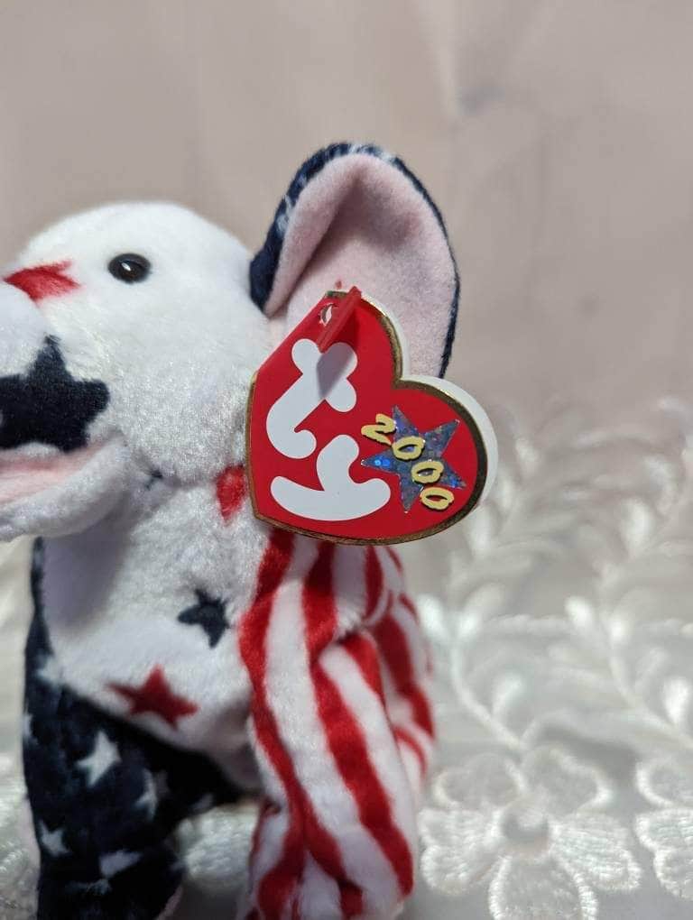 Ty Beanie Baby - Righty 2000 The Elephant (7in) - Vintage Beanies Canada