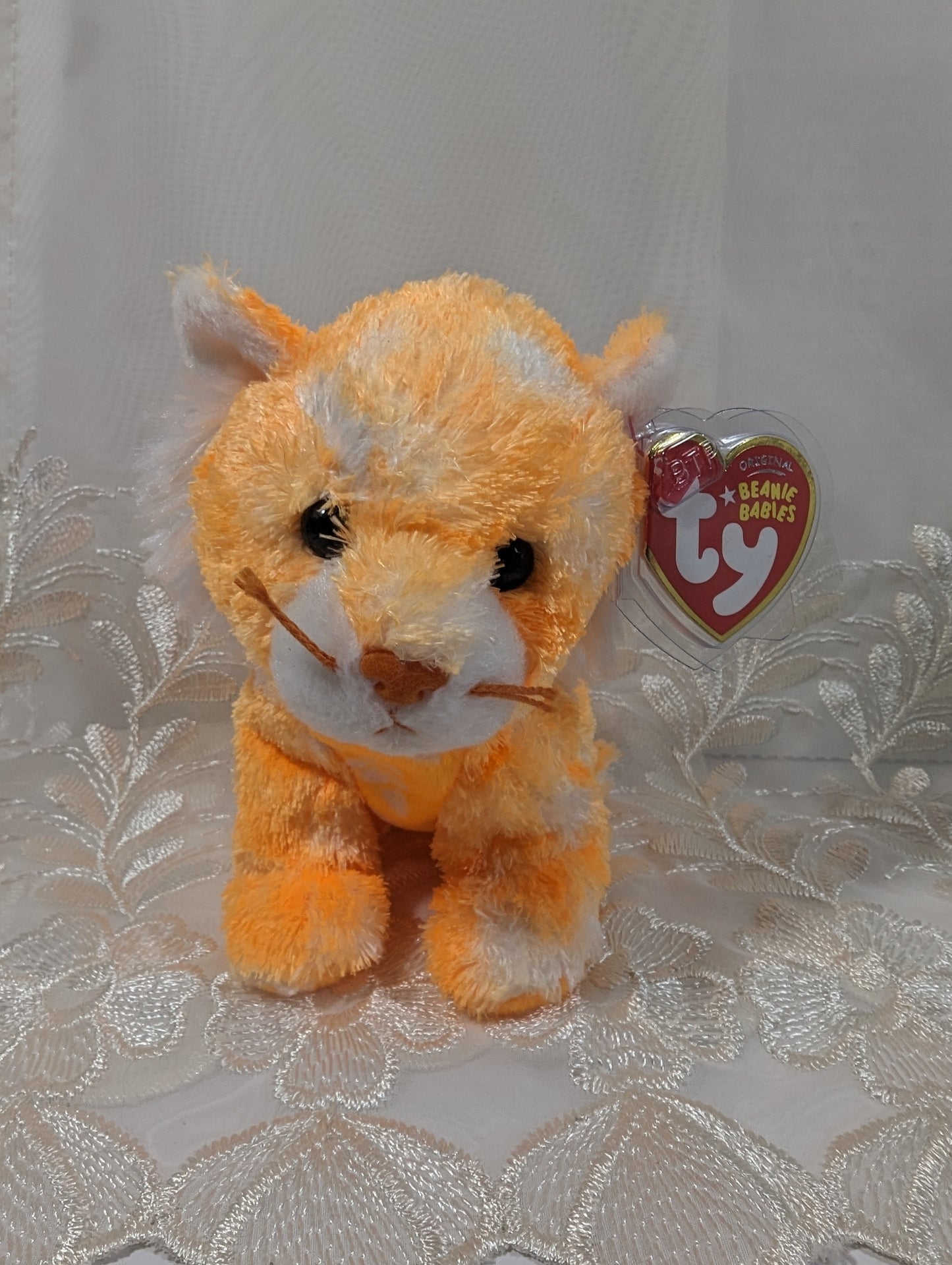 Ty Beanie Baby - Sandals The Orange Tiger (6in) - Vintage Beanies Canada