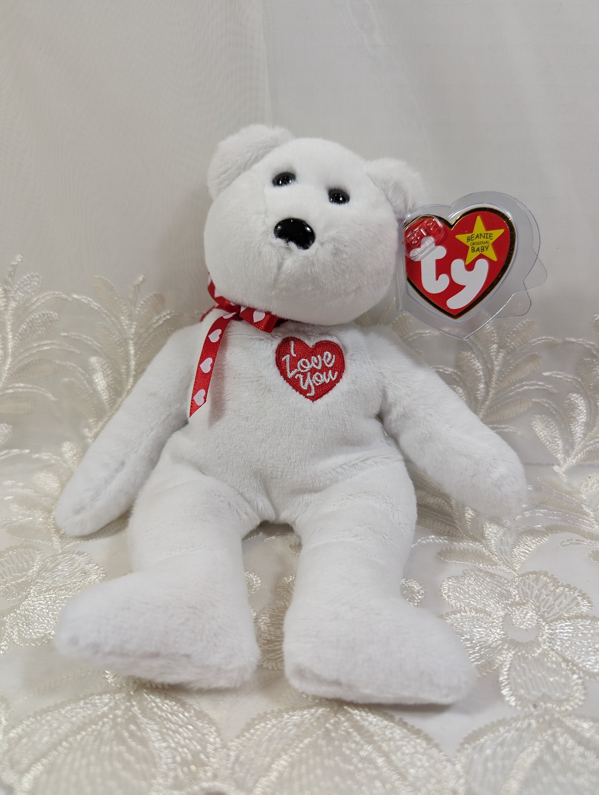 Ty Beanie Baby - Scarlett The Bear (8in) - Vintage Beanies Canada