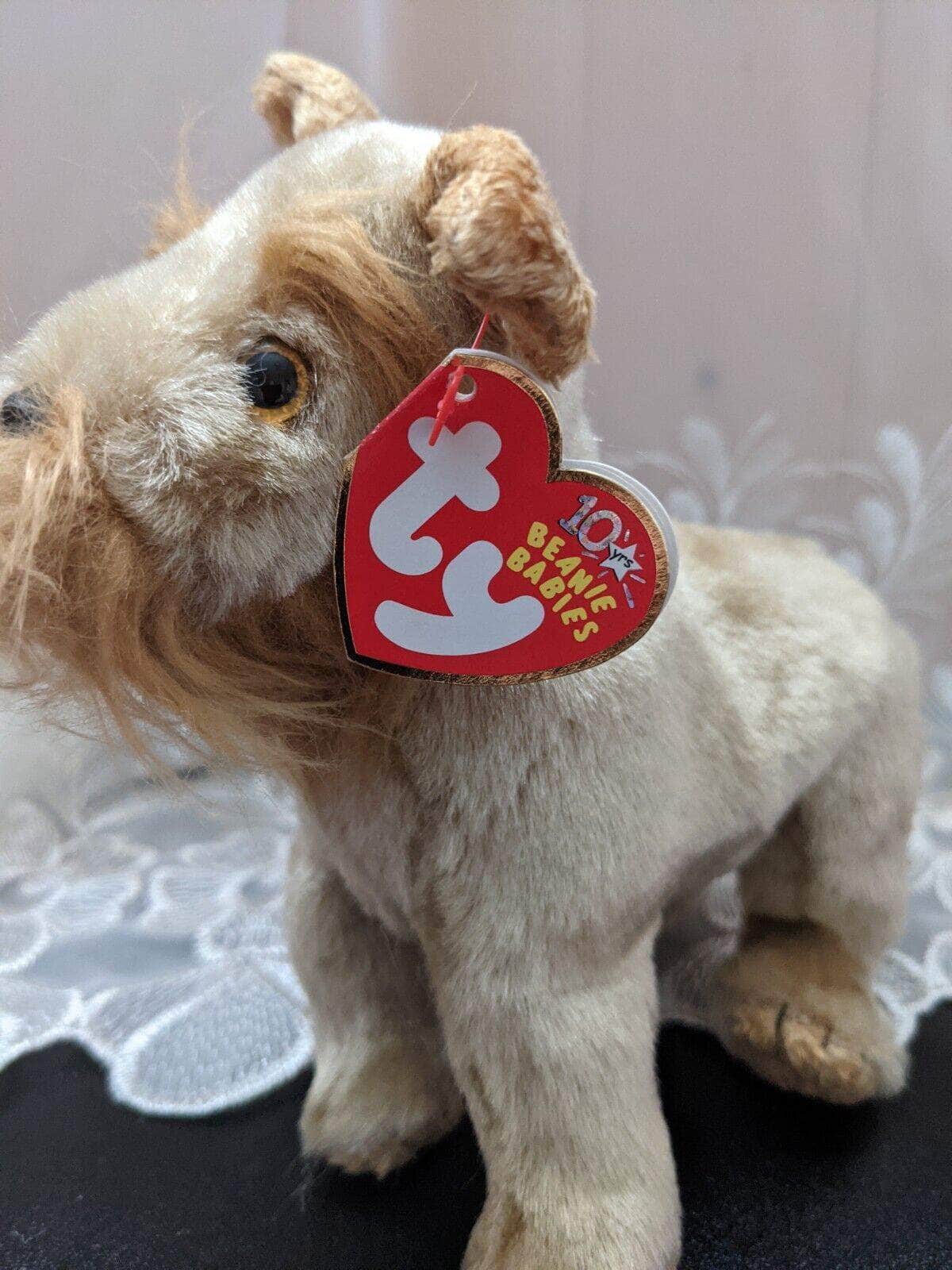 Ty Beanie Baby - Schnitzel The Schnauzer Dog (6in) - Vintage Beanies Canada