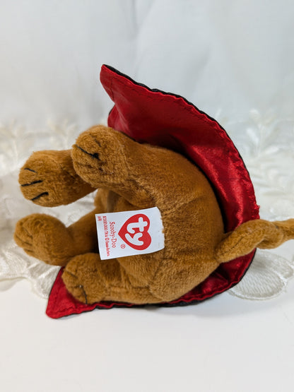 Ty Beanie Baby - Scooby-Doo the Dog with Vampire Cape (7in) No Tag - Vintage Beanies Canada