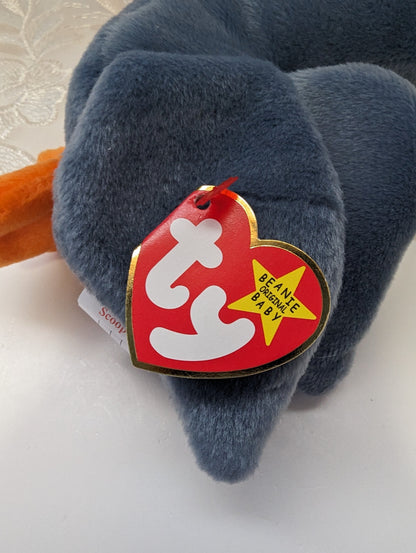 Ty Beanie Baby - Scoop The Pelican (5.5in) - Vintage Beanies Canada