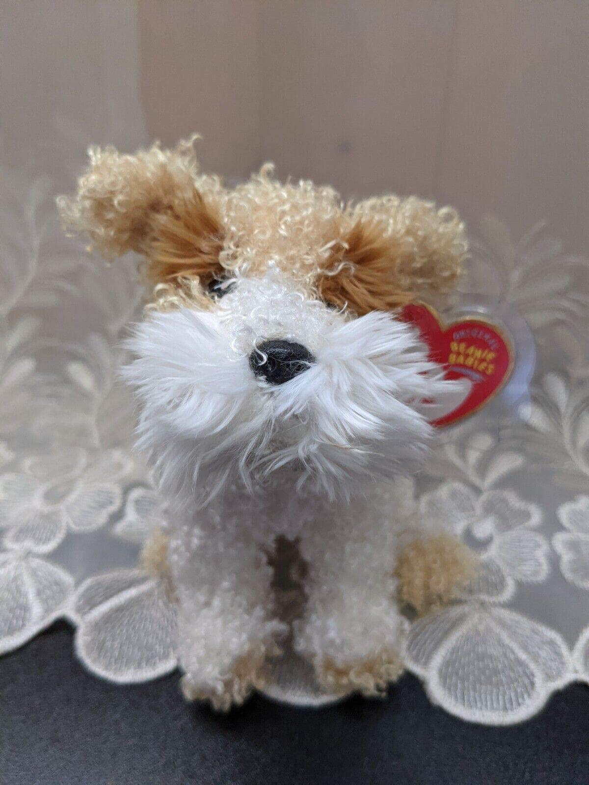 Ty Beanie Baby - Scrappy The Schnauzer Puppy Dog (6in) - Vintage Beanies Canada