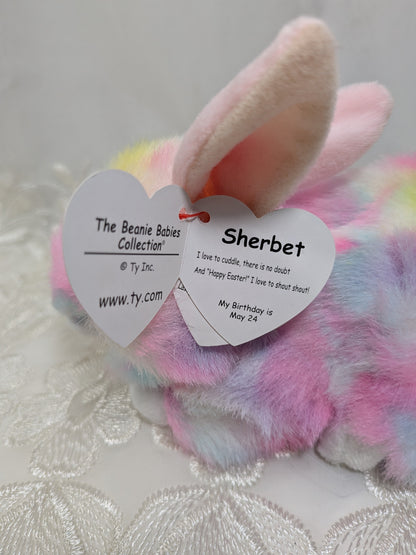 Ty Beanie Baby - Sherbet The Bunny (6 in) - Vintage Beanies Canada