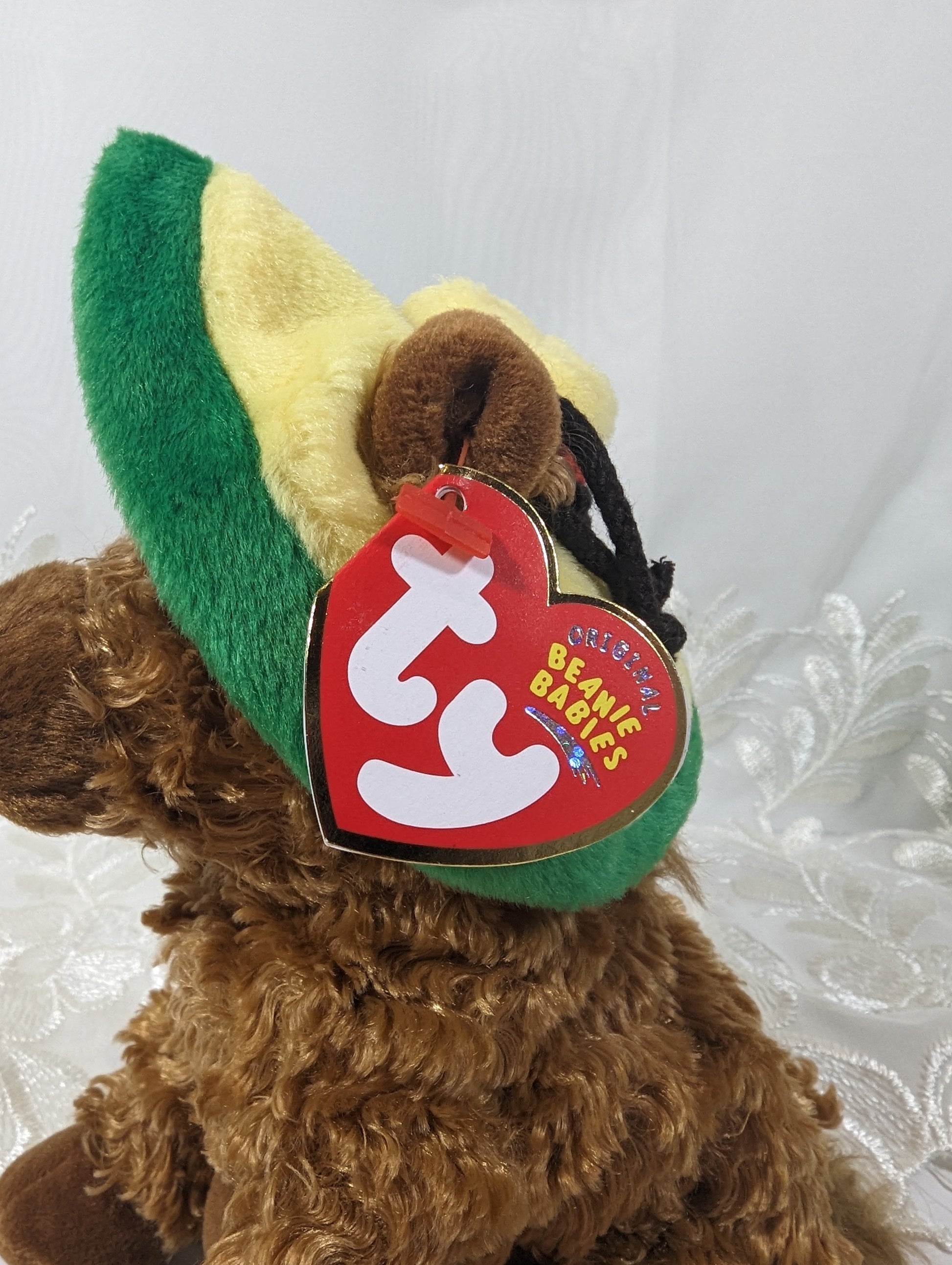 Ty Beanie Baby - Siesta The Donkey With Sombrero (6.5 in) - Vintage Beanies Canada