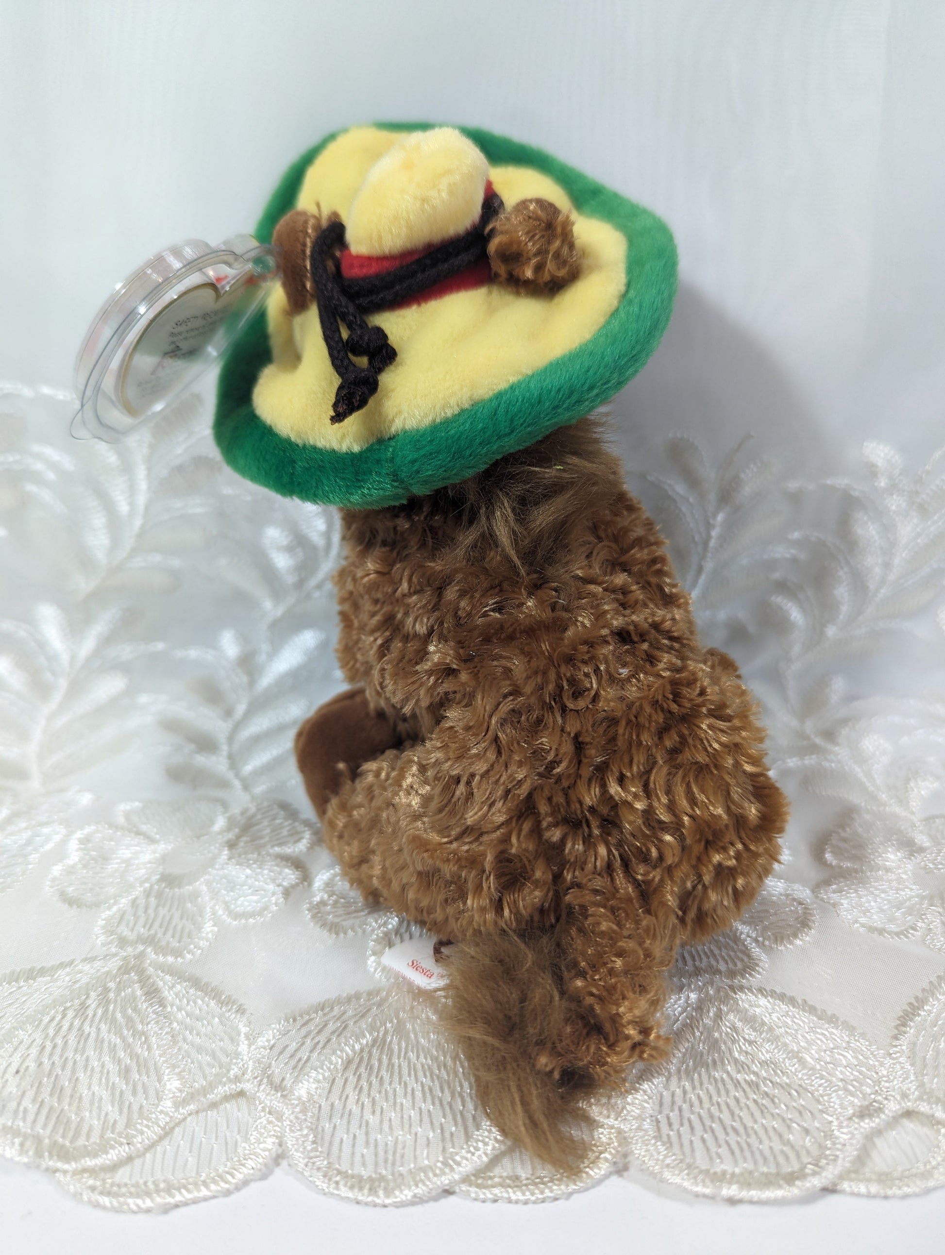 Ty Beanie Baby - Siesta The Donkey With Sombrero (6.5 in) - Vintage Beanies Canada