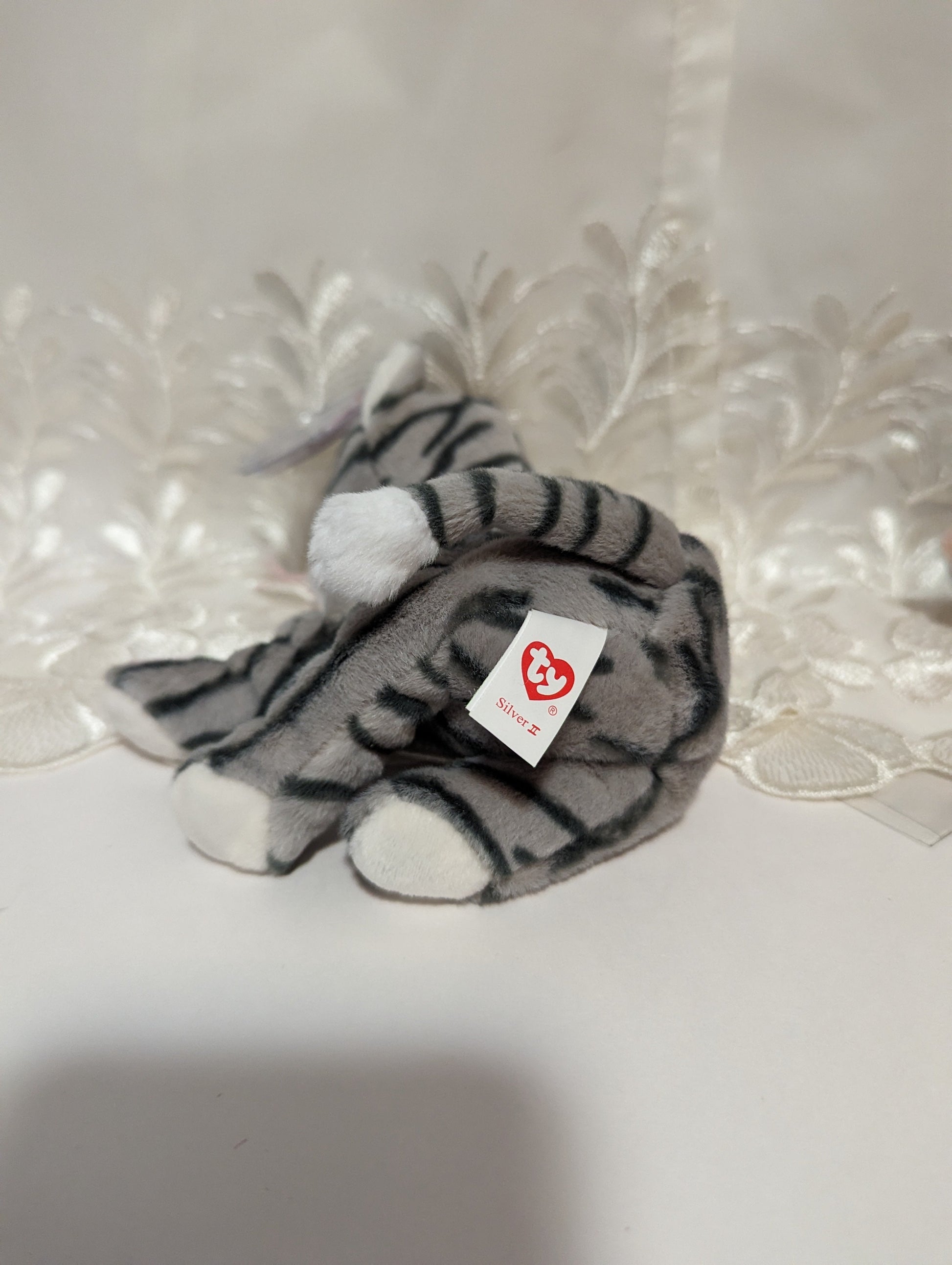 Ty Beanie Baby - Silver II The Cat (6in) 30th Anniversary - Vintage Beanies Canada