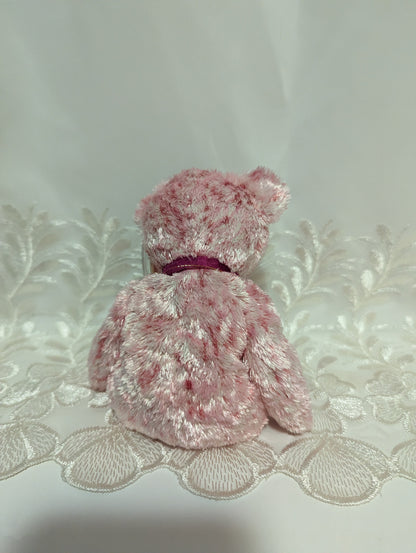 Ty Beanie Baby - Smitten The Bear With Pink Nose (8.5in) - Vintage Beanies Canada