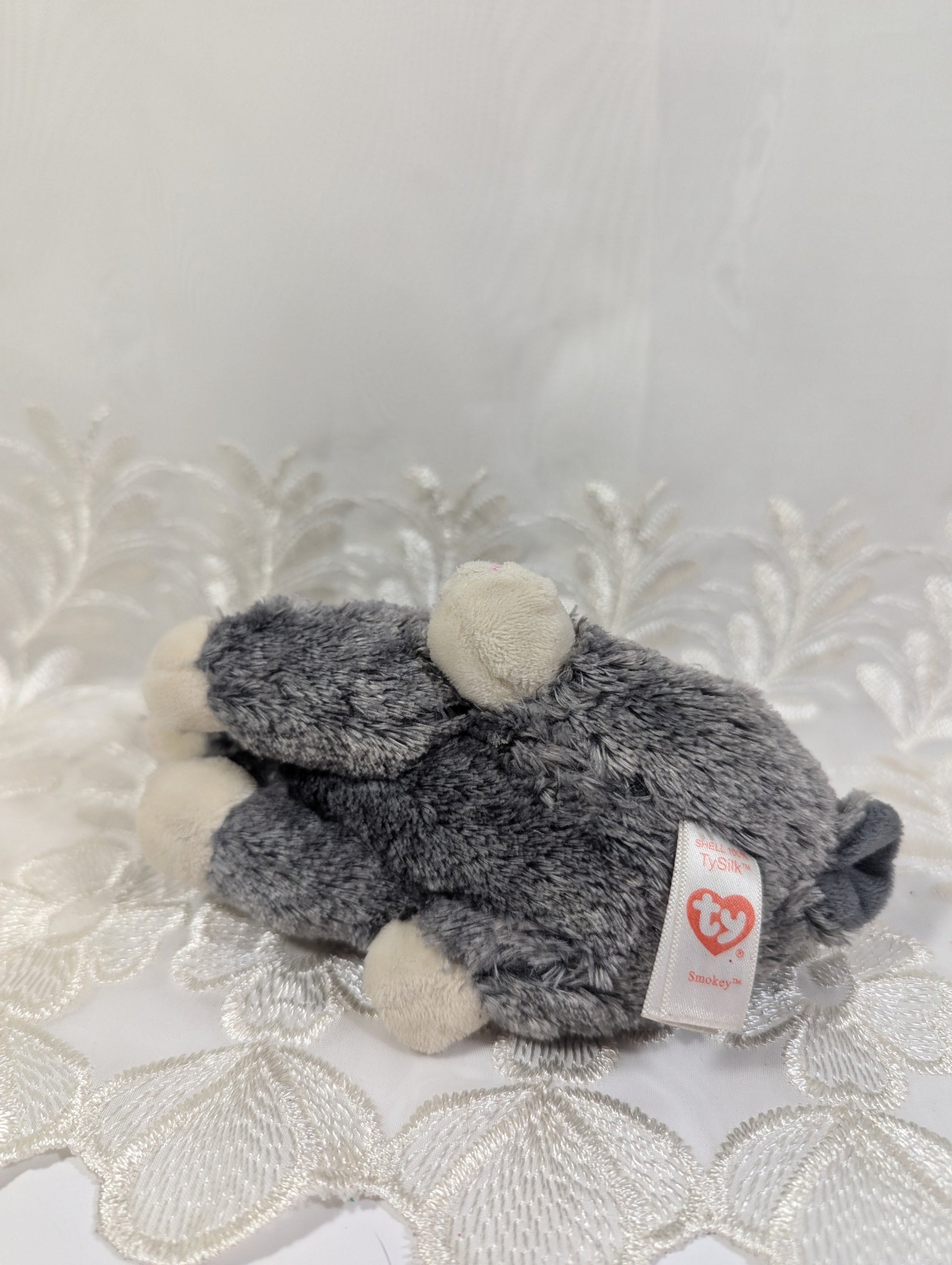Ty Beanie Baby - Smokey the Bunny (6in) *Rare* No Tag - Vintage Beanies Canada