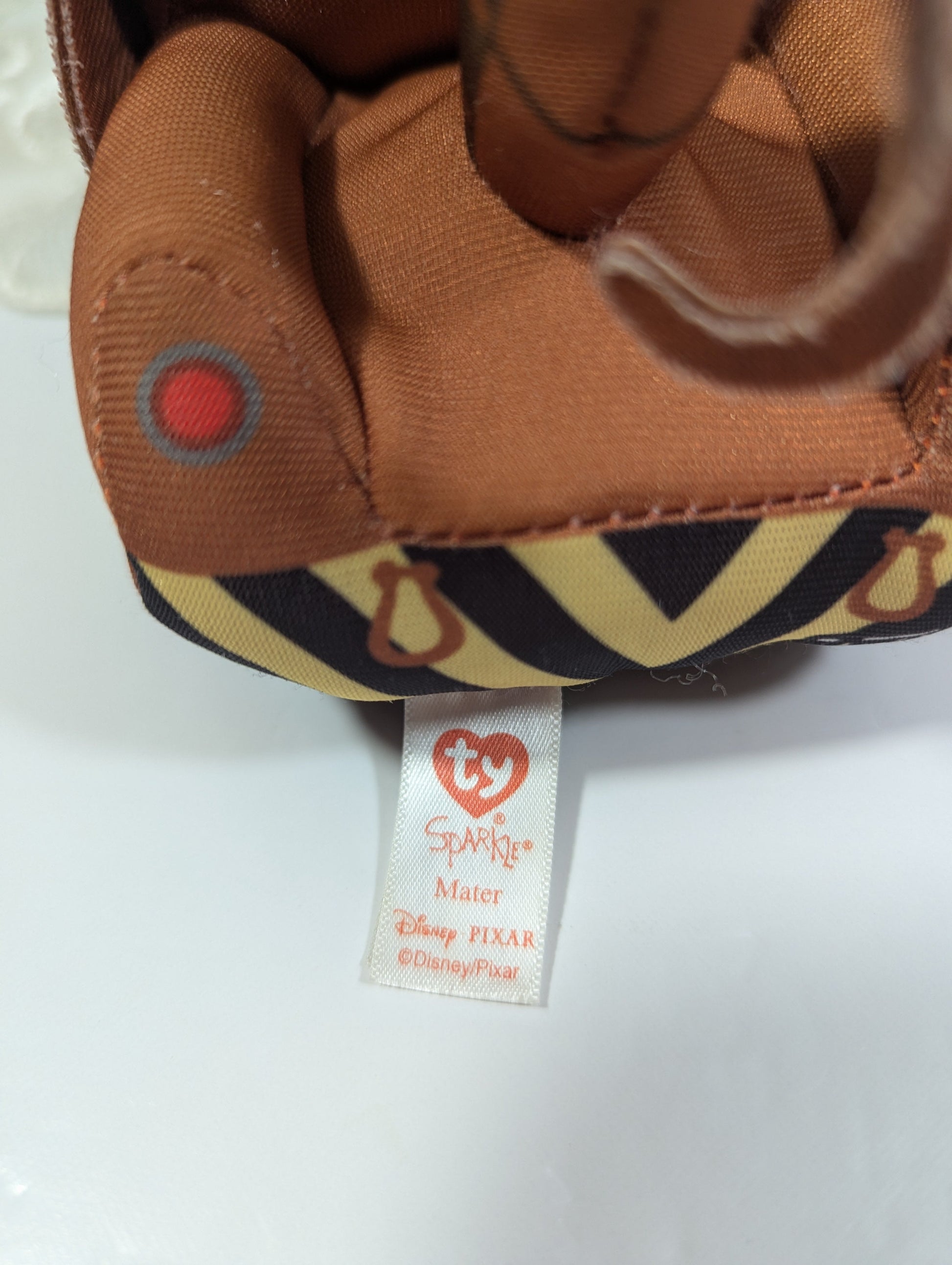 Ty Beanie Baby Sparkle Collection - Mater The Tow Truck From The Movie Cars (8 in) No Tag - Vintage Beanies Canada