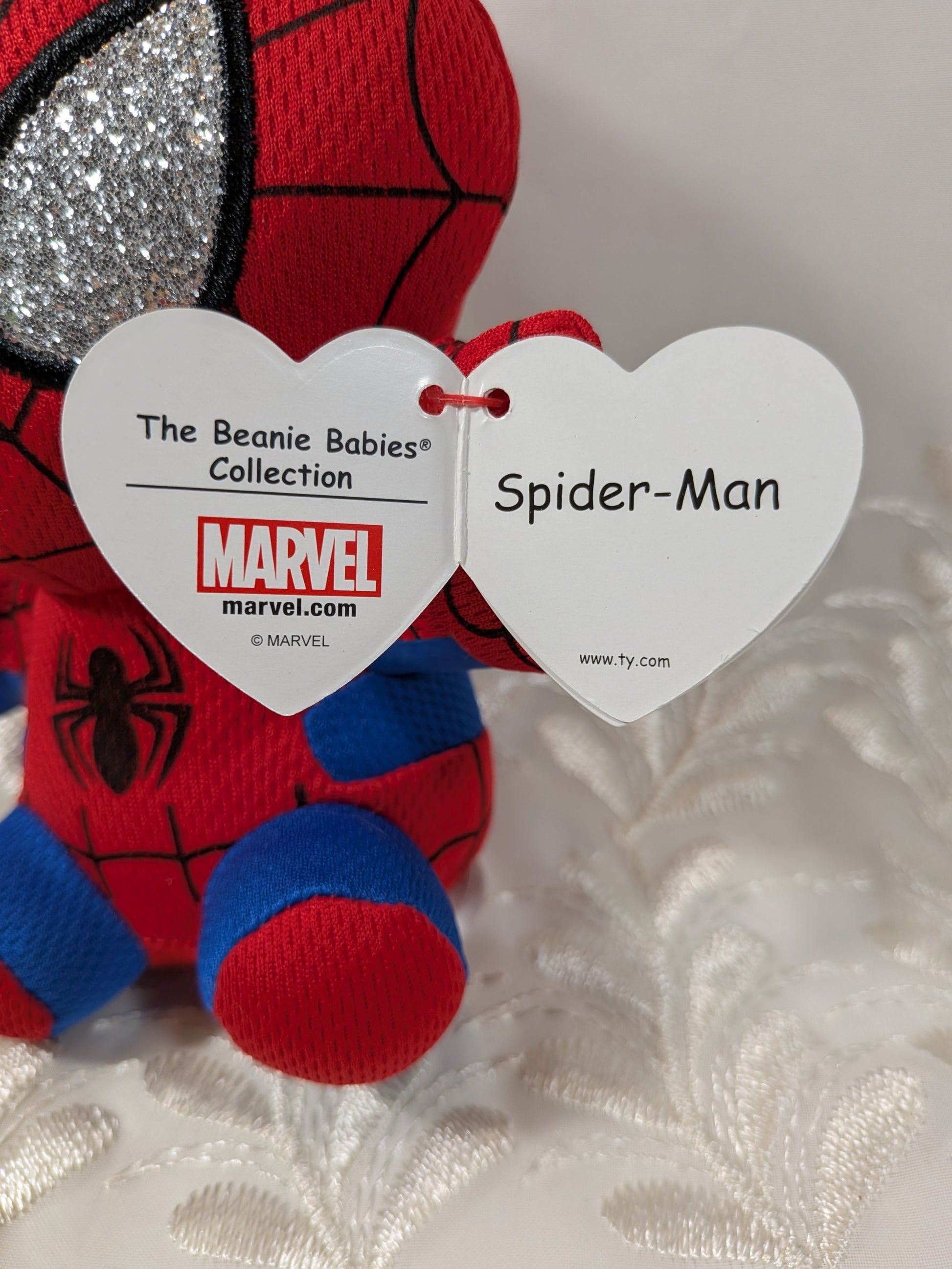 Ty Beanie Baby - Spider - Man from Marvel (6 in) - Vintage Beanies Canada