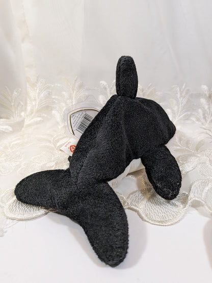 Ty Beanie baby - Splash The Whale (8in) Non - mint Tag - Vintage Beanies Canada