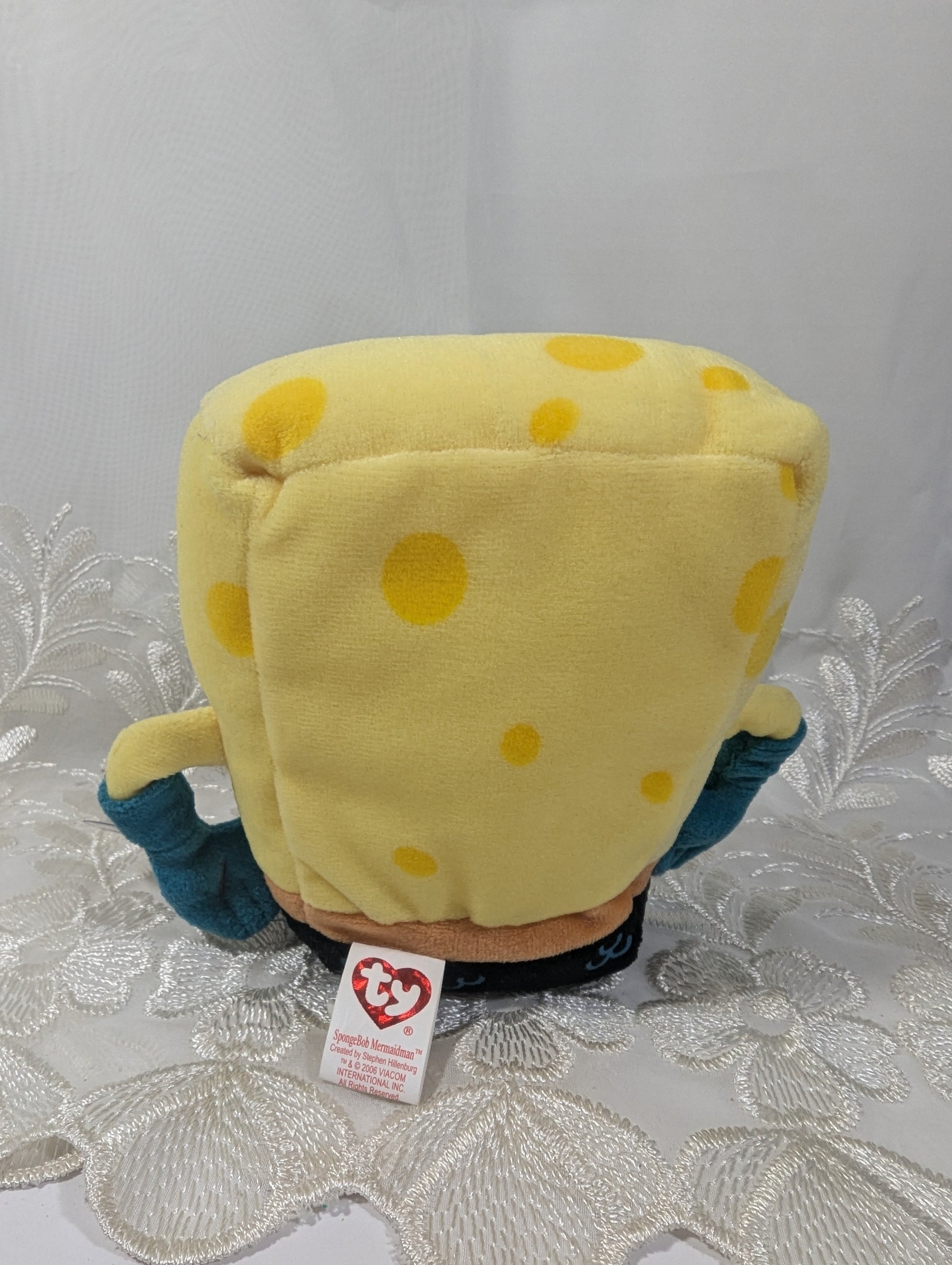 Ty Beanie Baby - SpongeBob Mermaidman (7.5in) - Vintage Beanies Canada