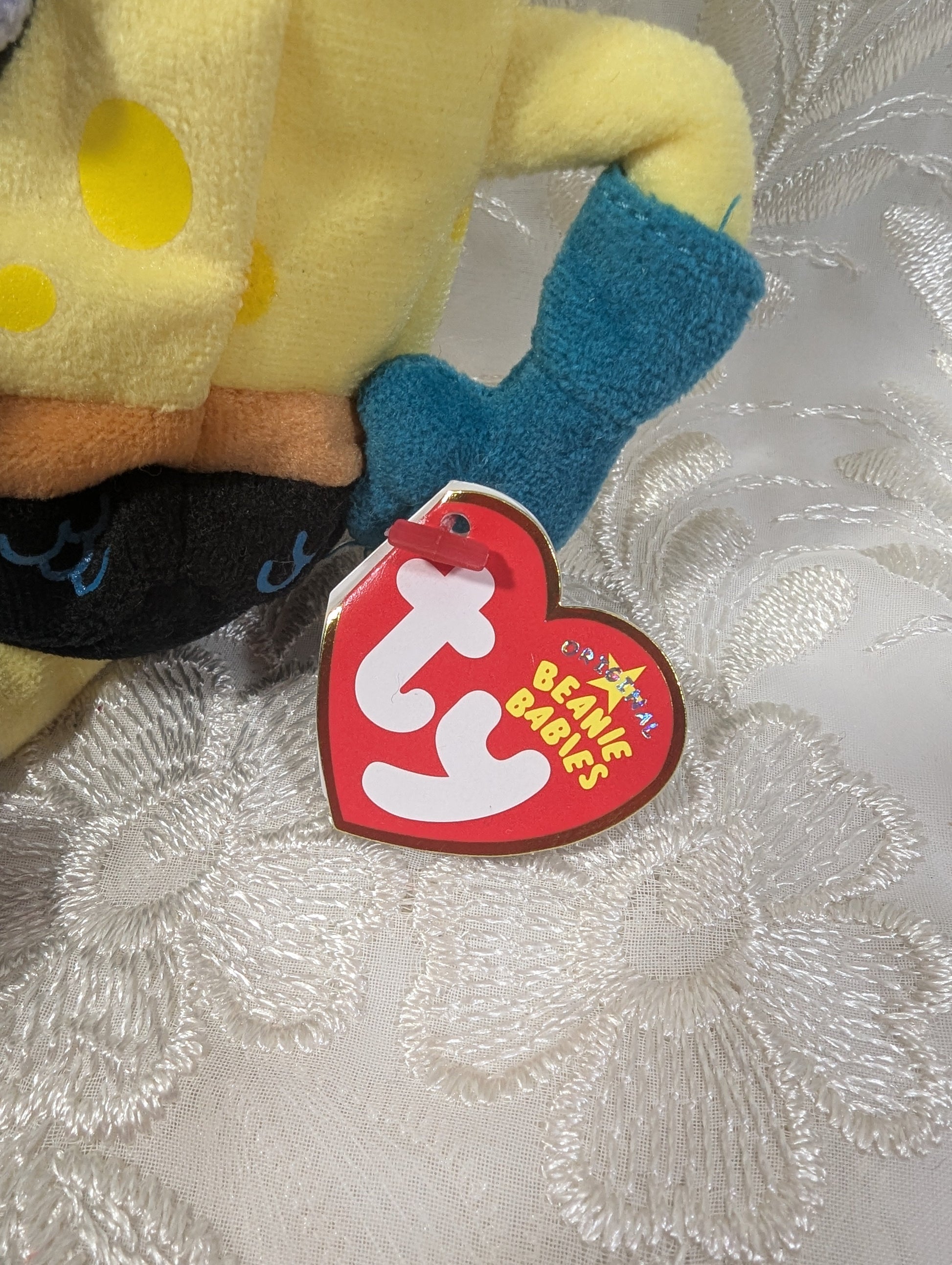 Ty Beanie Baby - SpongeBob Mermaidman (7.5in) - Vintage Beanies Canada