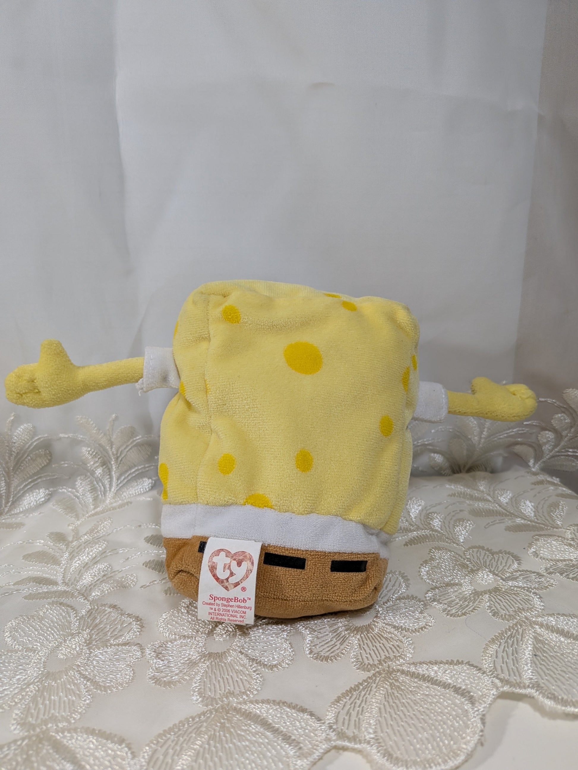 Ty Beanie Baby - SpongeBob SquarePants (8.5in) No tag - Vintage Beanies Canada