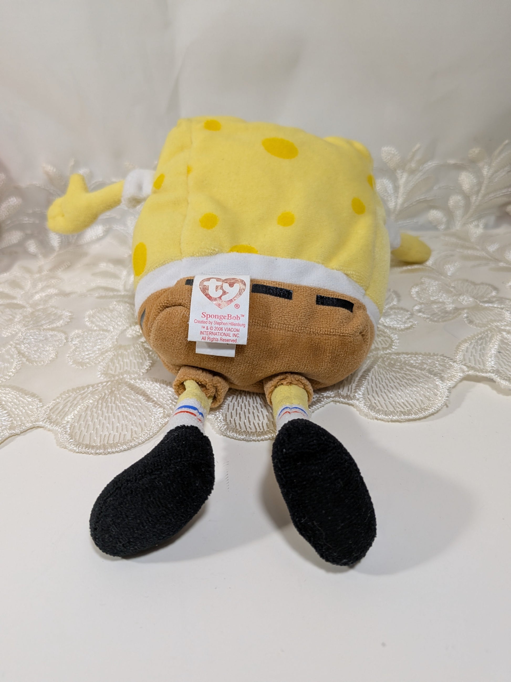 Ty Beanie Baby - SpongeBob SquarePants (8.5in) No tag - Vintage Beanies Canada