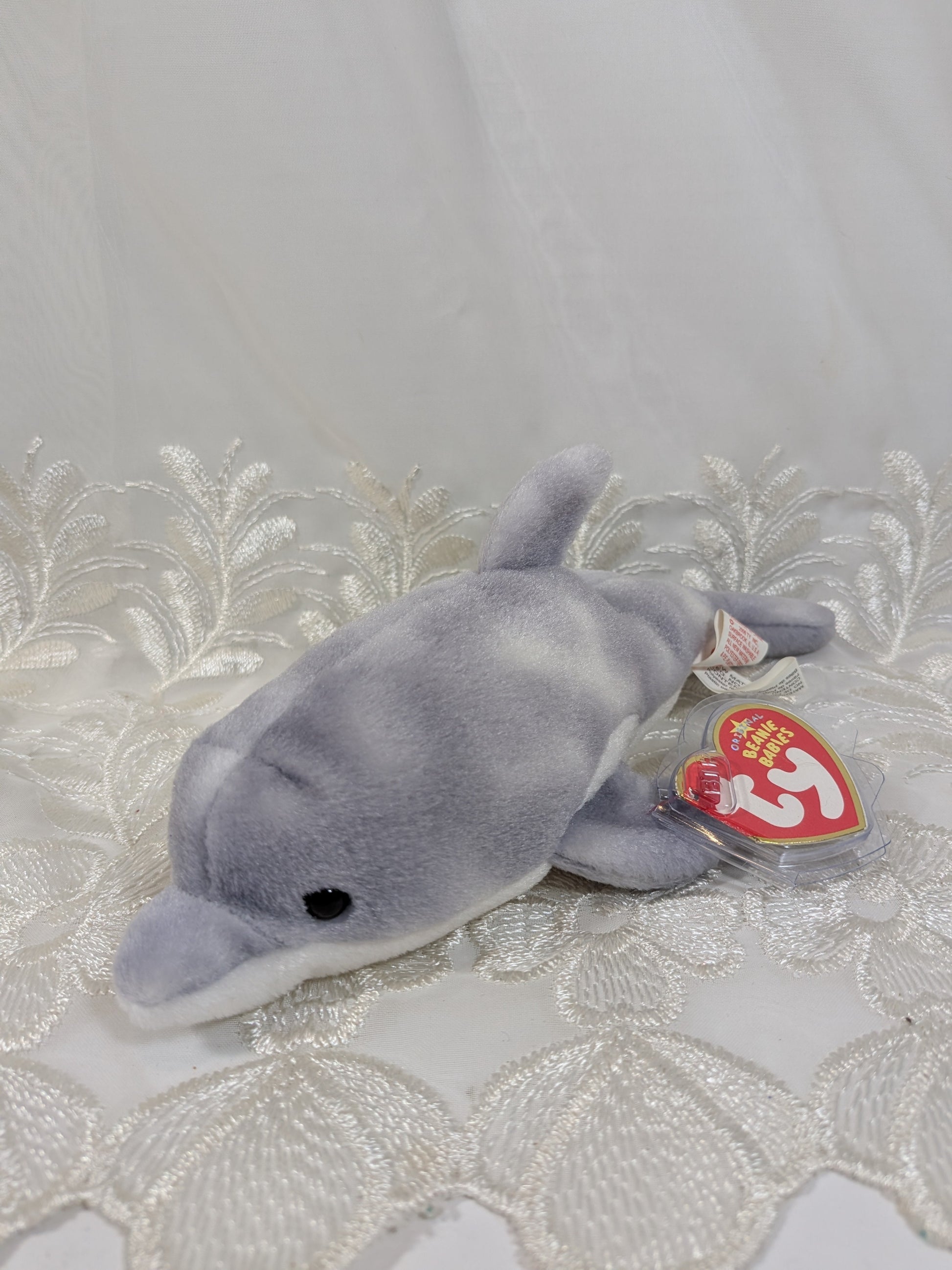 Ty Beanie Baby - Starboard The Dolphin (7in) - Vintage Beanies Canada