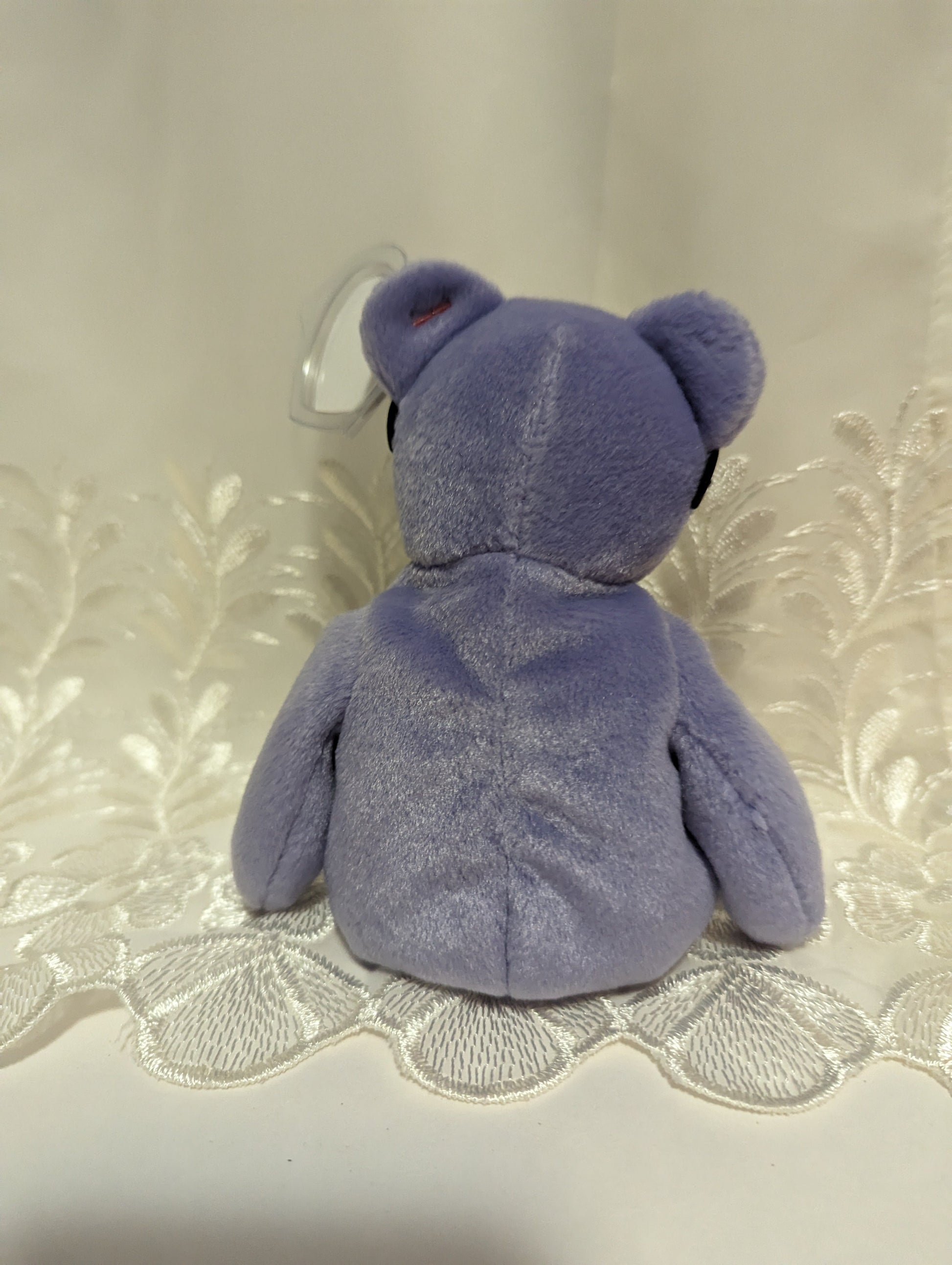 Ty Beanie Baby - Summertime Fun The Toronto Purple Bear (8.5in) Near Mint - Vintage Beanies Canada