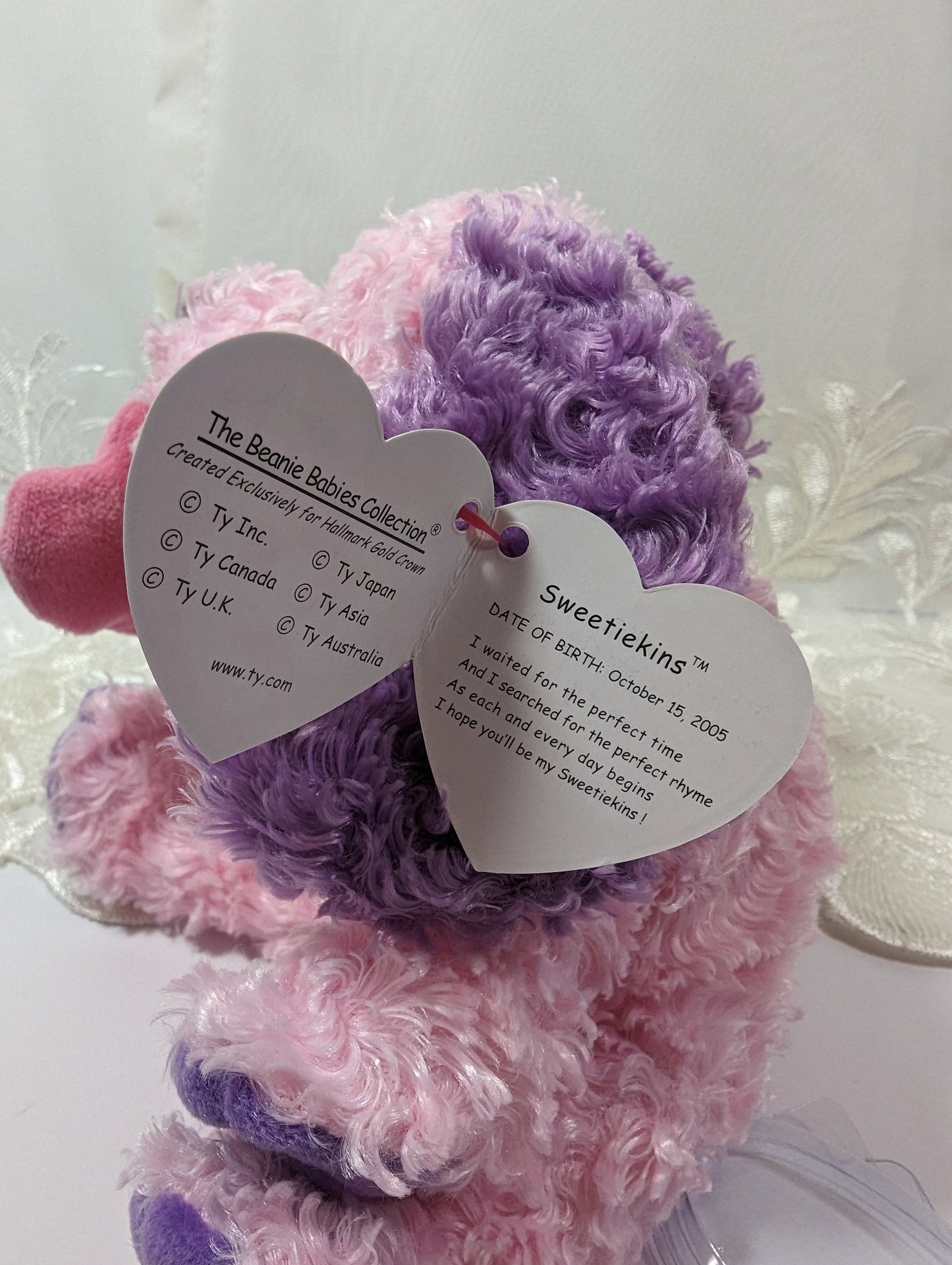 Ty Beanie Baby - Sweetiekins The Pink Dog (6in) Hallmark Gold Crown Exclusive - Vintage Beanies Canada