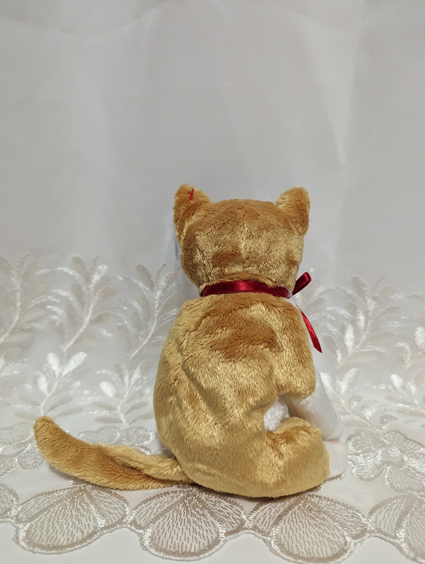 Ty Beanie Baby - Tangles The Orange Cat (7in) - Vintage Beanies Canada