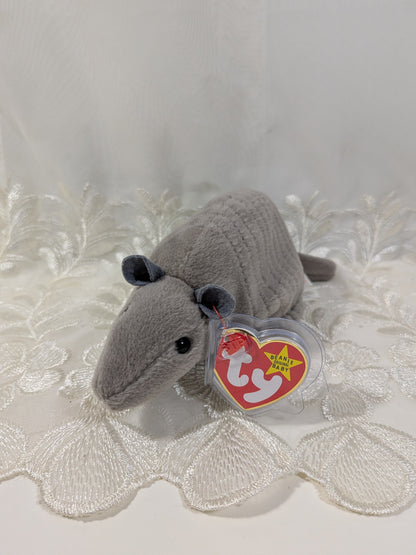 Ty Beanie Baby - Tank The Armadillo (6in) - Vintage Beanies Canada