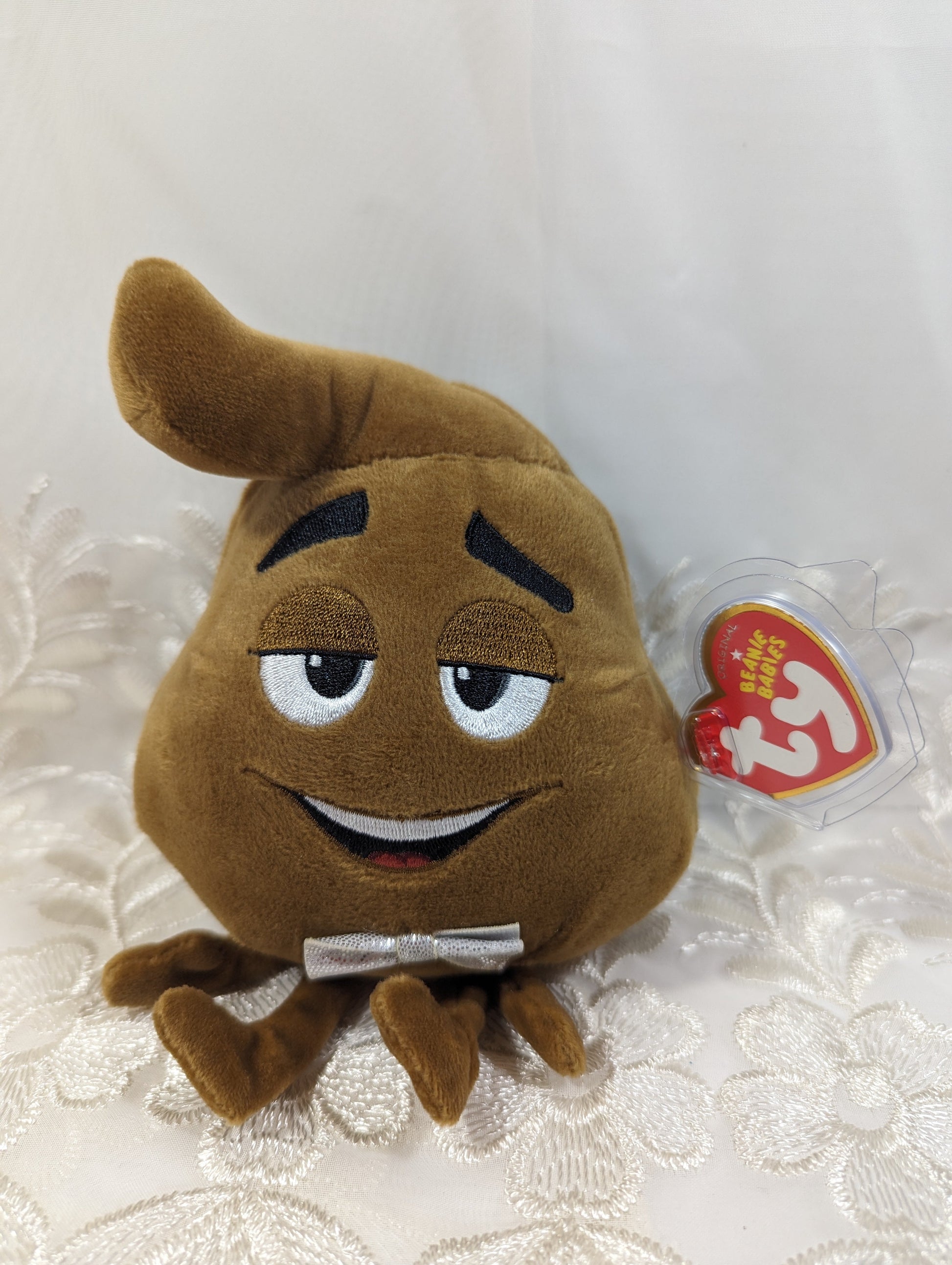 Ty Beanie Baby - The Poop Emoji From The Emoji Movie (7in) - Vintage Beanies Canada