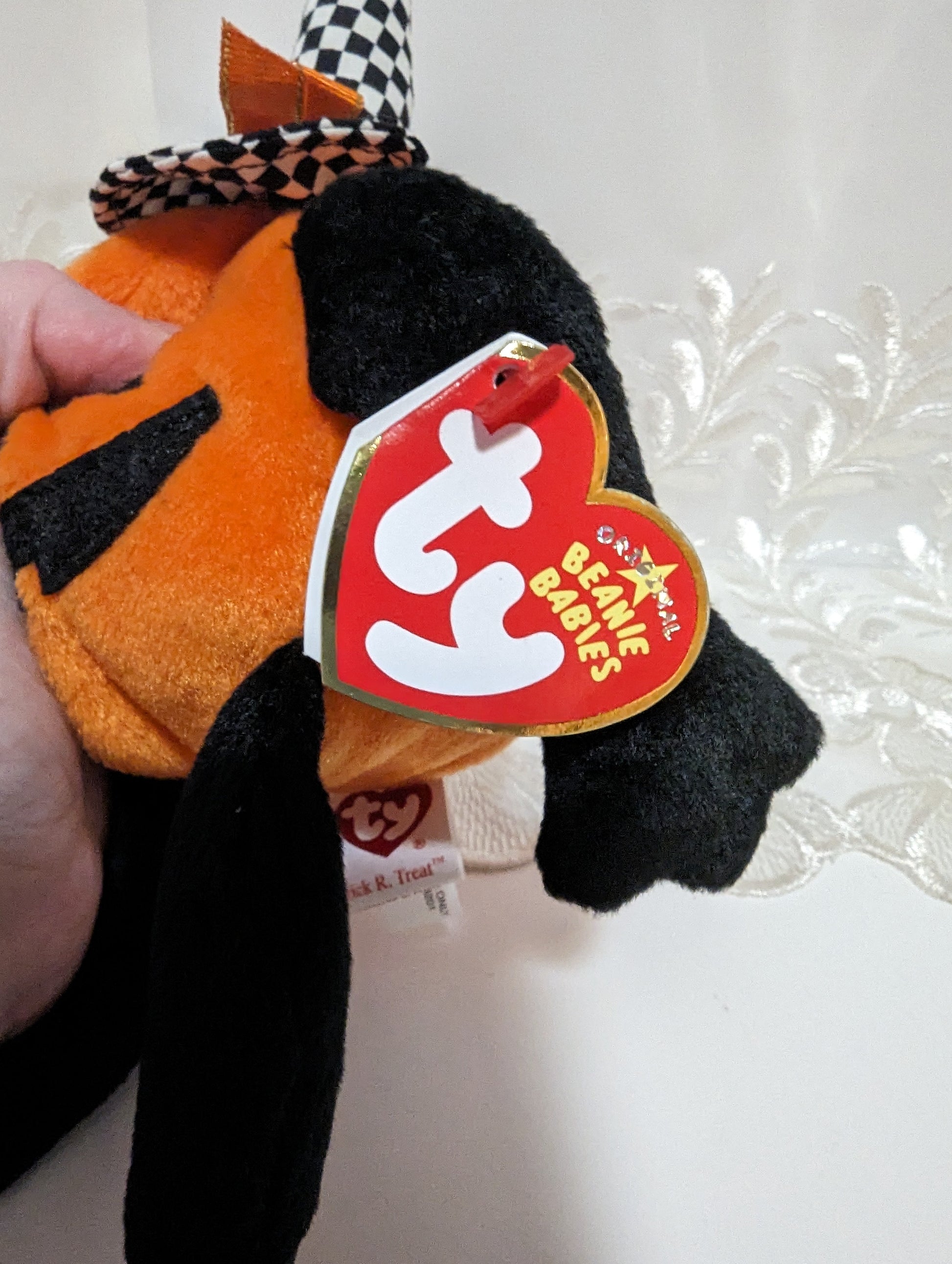 Ty Beanie Baby - Trick R. Treat The Halloween Pumpkin (6in) - Vintage Beanies Canada