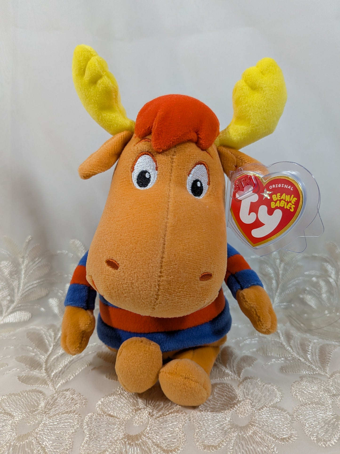 Ty Beanie Baby - Tyrone the moose from the Backyardigans (8in) - Vintage Beanies Canada