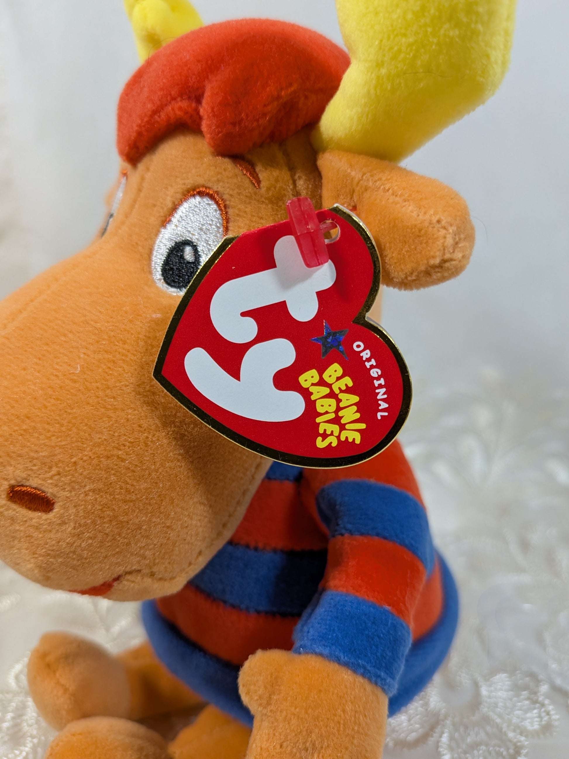 Ty Beanie Baby - Tyrone the moose from the Backyardigans (8in) - Vintage Beanies Canada