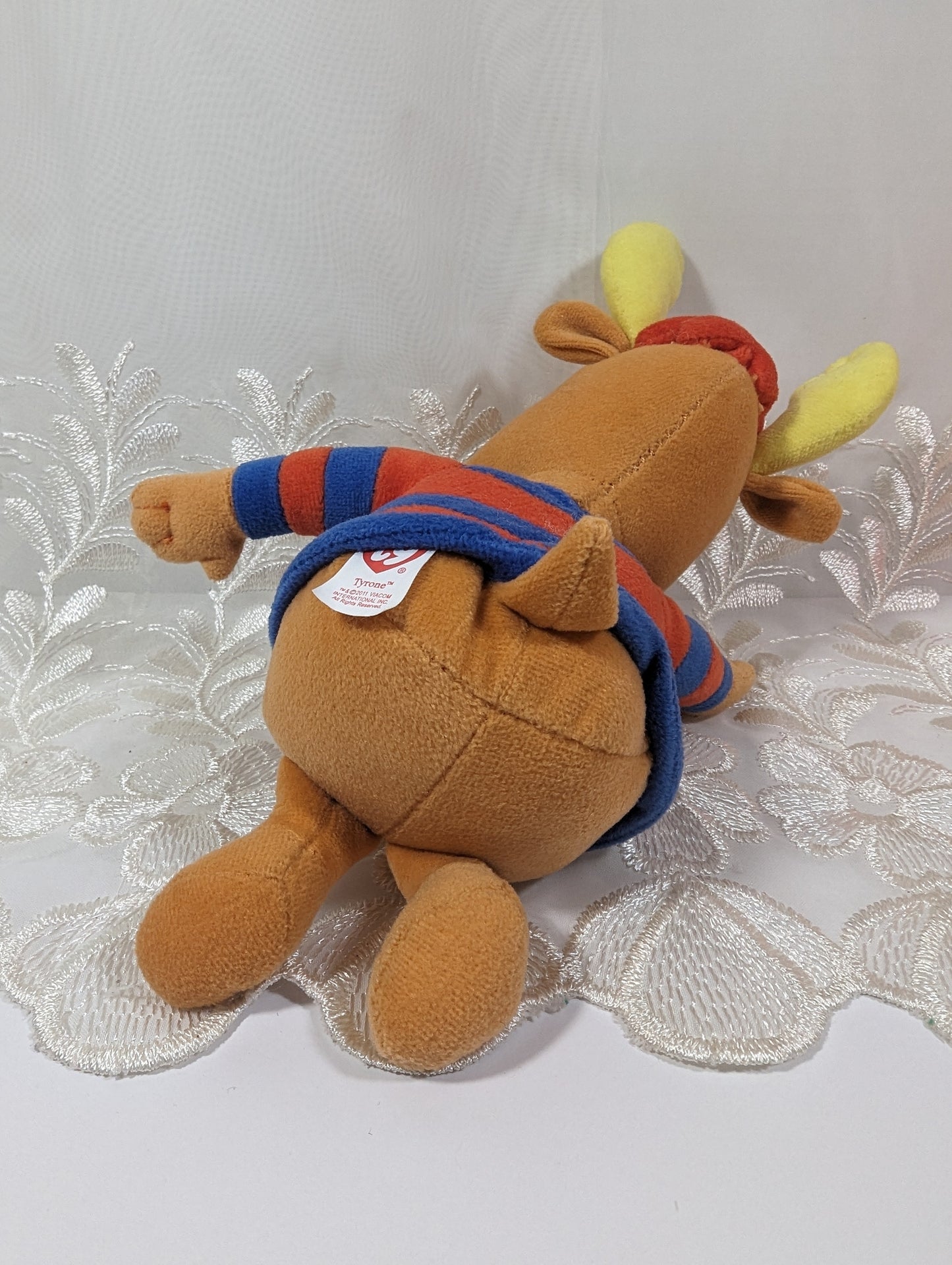 Ty Beanie Baby - Tyrone the moose from the Backyardigans (8in) No Tag - Vintage Beanies Canada