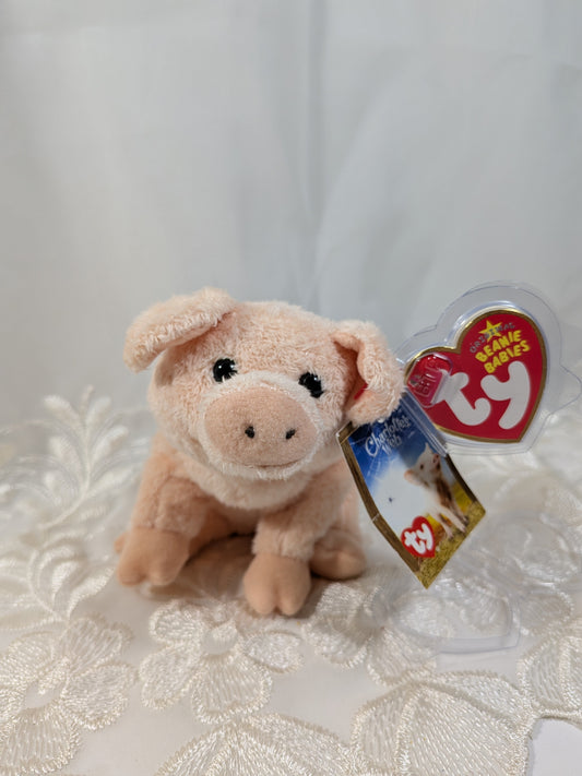 Ty Beanie Baby - Wilbur the pig from Charlotte's Web (7in) - Vintage Beanies Canada