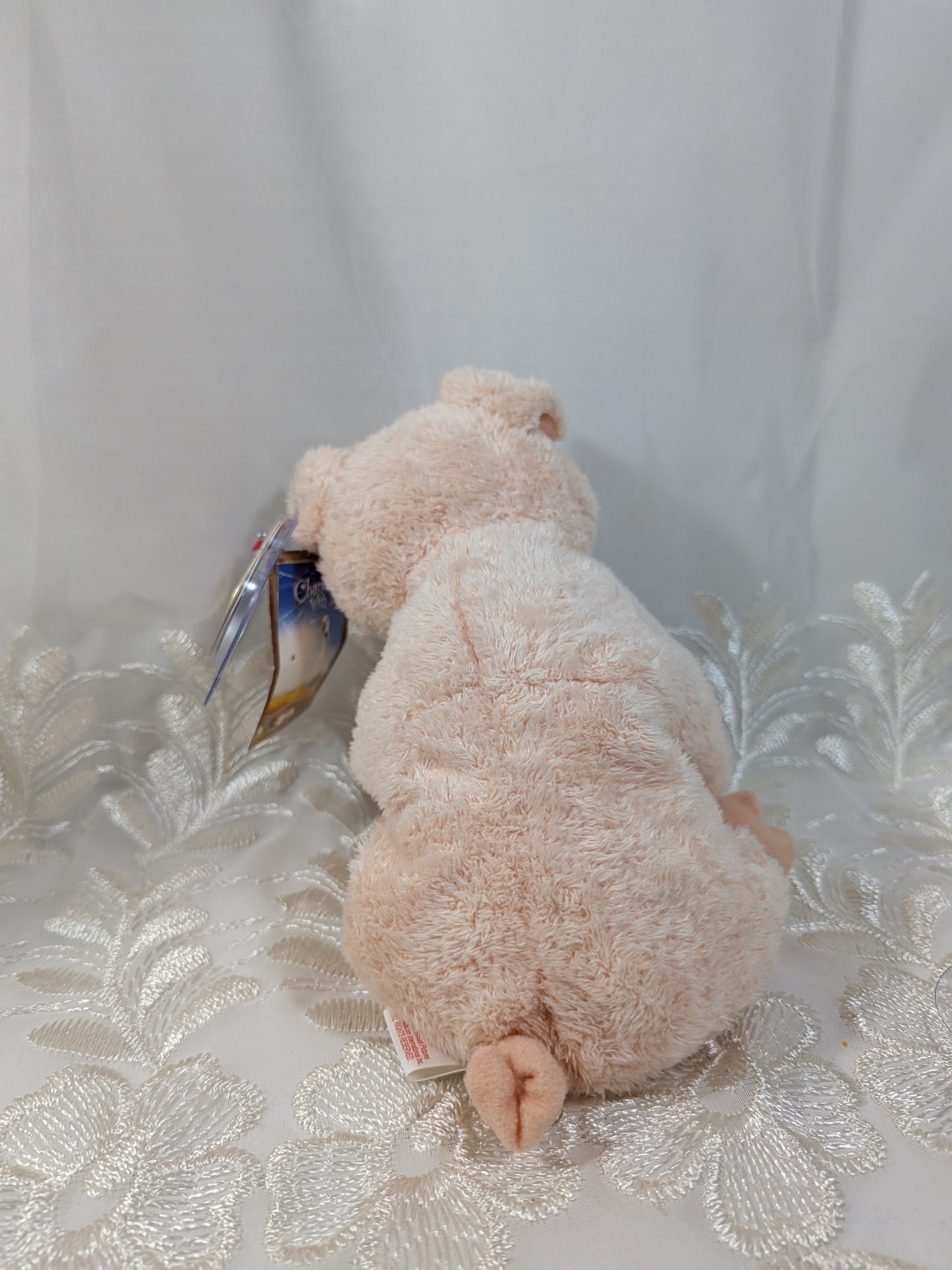 Ty Beanie Baby - Wilbur the pig from Charlotte's Web (7in) - Vintage Beanies Canada