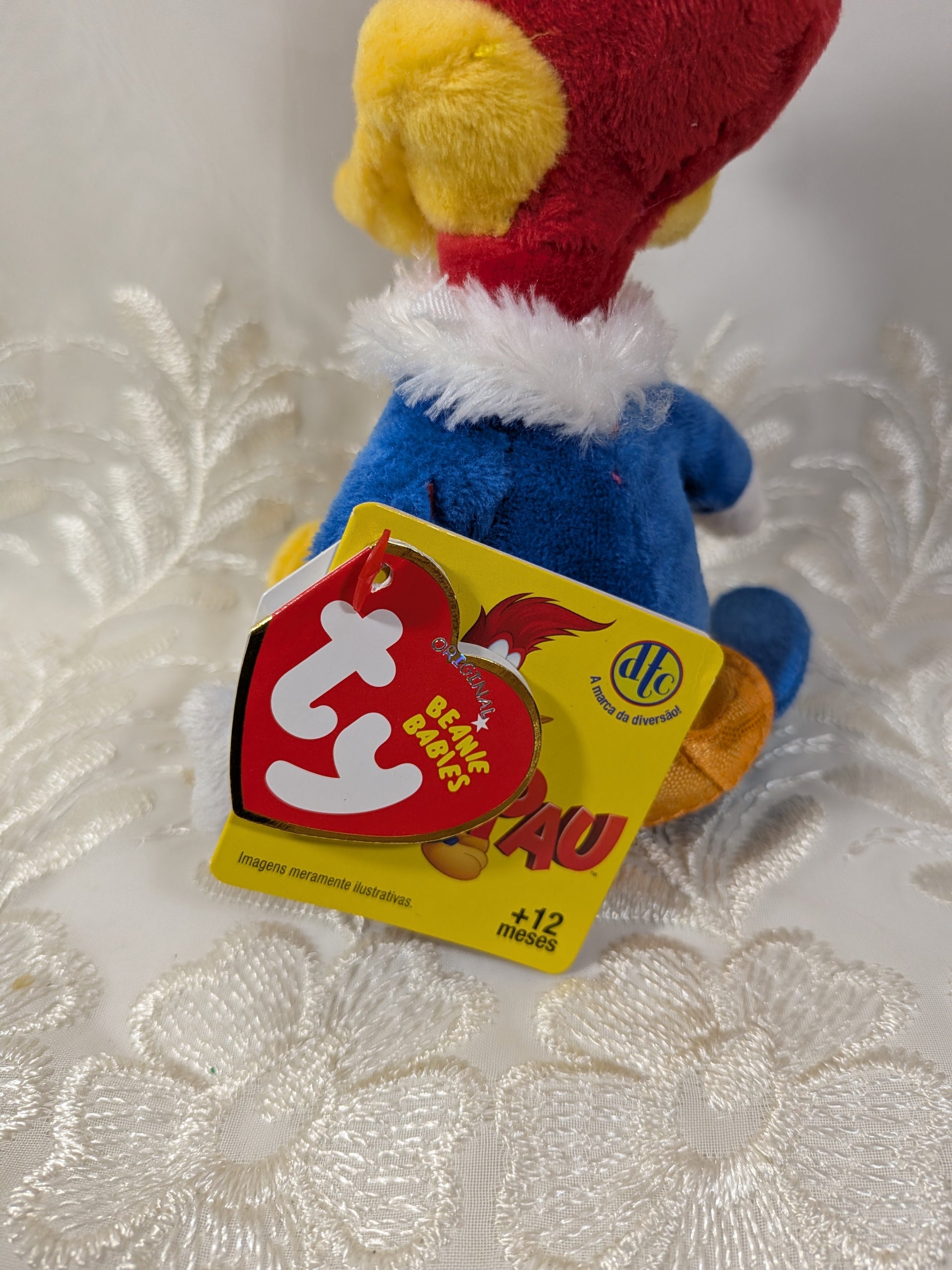 Ty Beanie Baby - Winnie Woodpecker the bird from Woody The Woodpecker (7in) Brazil Exclusive *Rare* - Vintage Beanies Canada