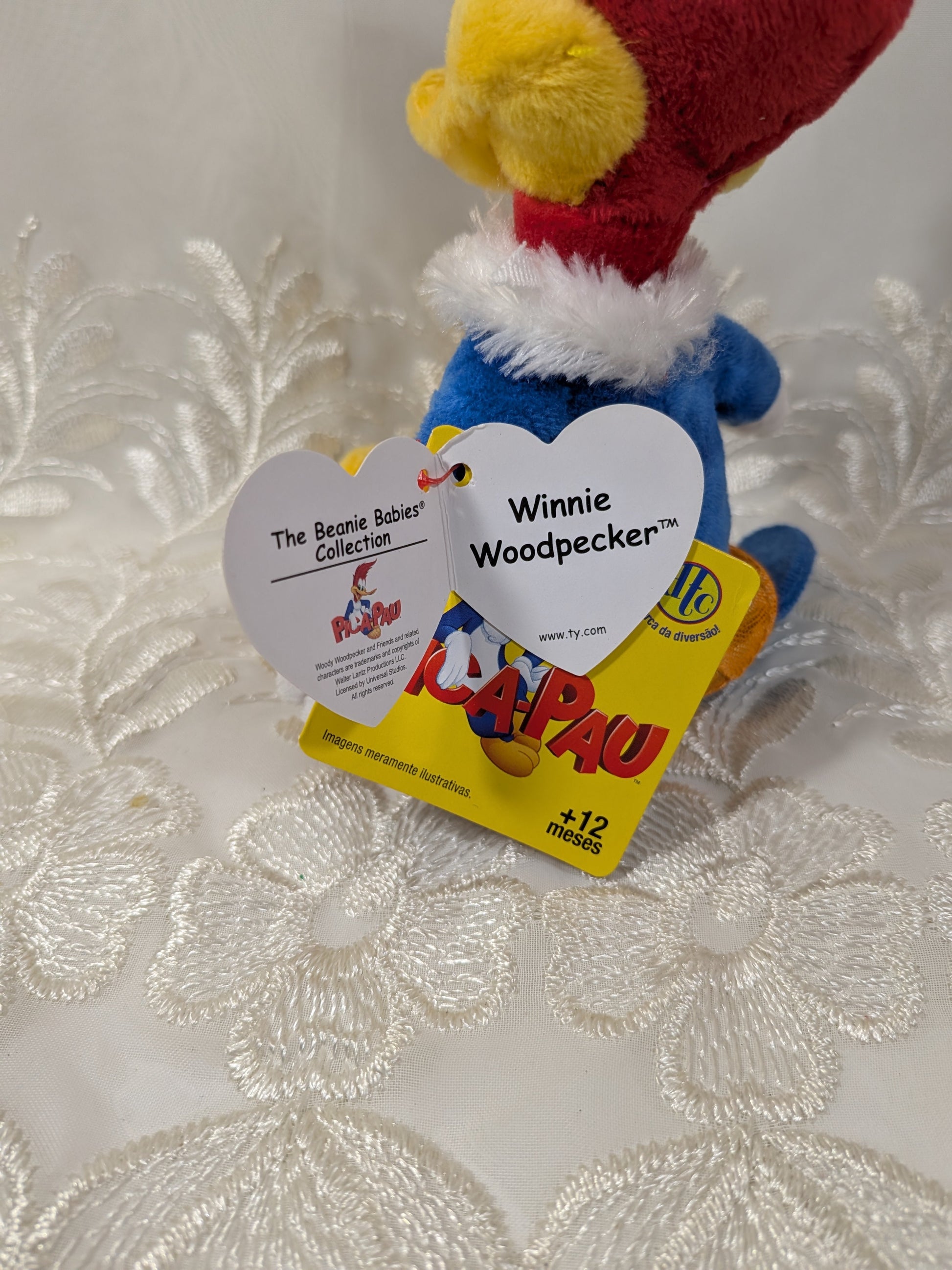 Ty Beanie Baby - Winnie Woodpecker the bird from Woody The Woodpecker (7in) Brazil Exclusive *Rare* - Vintage Beanies Canada
