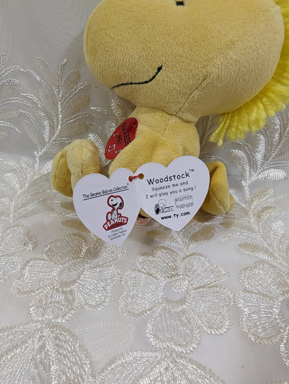 Ty Beanie Baby - Woodstock the Yellow Bird from Peanuts (6 in) No sound - Vintage Beanies Canada