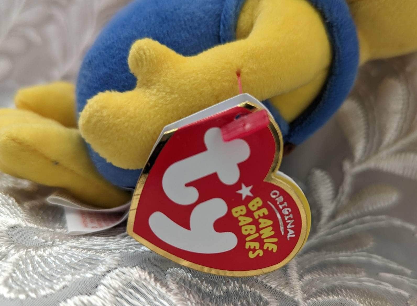 Ty Beanie Baby - Yam Yam The Yellow Boblin From The Tv Show Boblins (6in) - Vintage Beanies Canada