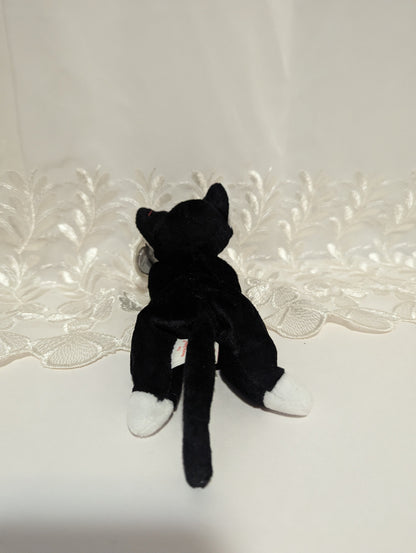 Ty Beanie Baby - Zip The Black Cat (8in) - Vintage Beanies Canada