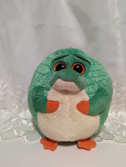 Ty Beanie Ballz - Bayou The Alligator (8in) No Tag - Vintage Beanies Canada