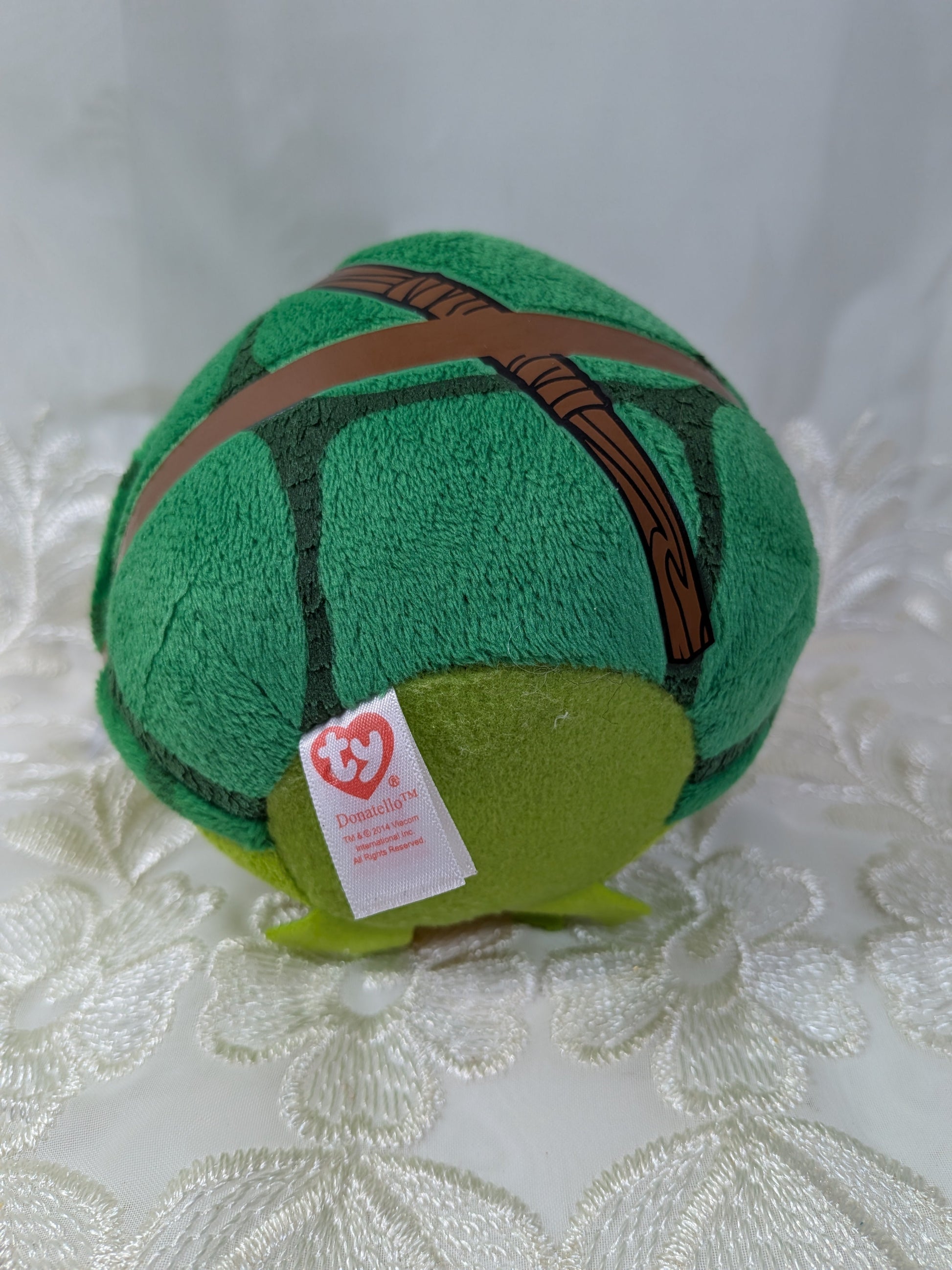 Ty Beanie Ballz - Donatello the Teenage Mutant Ninja Turtle (5in) Non - mint Hang Tag. - Vintage Beanies Canada