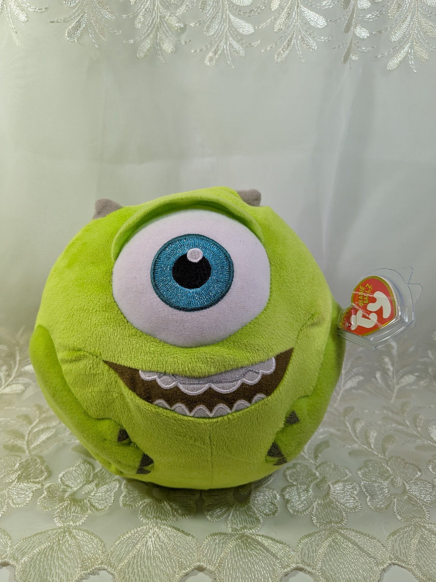 Ty Beanie ballz - Mike the monster from monsters Inc (7.5in) Non - mint Hang Tag - Vintage Beanies Canada