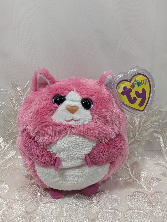 Ty Beanie Ballz - Tumbles The Pink Cat (5in) - Vintage Beanies Canada