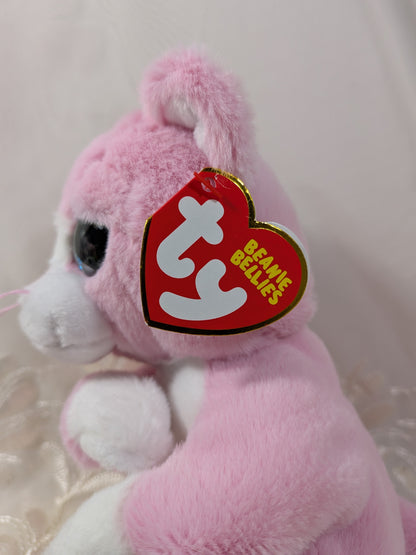 Ty Beanie Bellies - Lillibelle The Pink Cat (6 in) - Vintage Beanies Canada