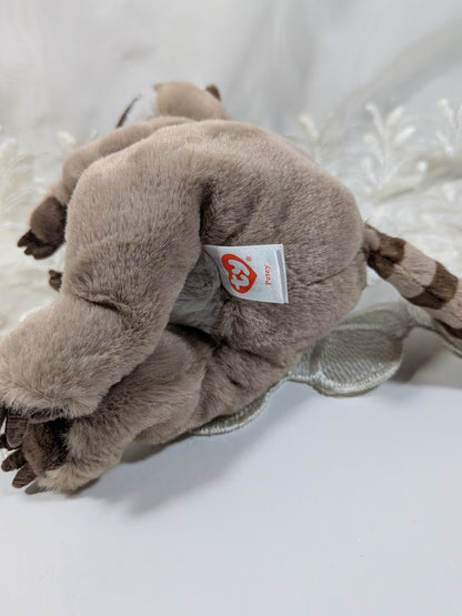 Ty Beanie Bellies - Petey The Raccoon (7in) No Tag - Vintage Beanies Canada