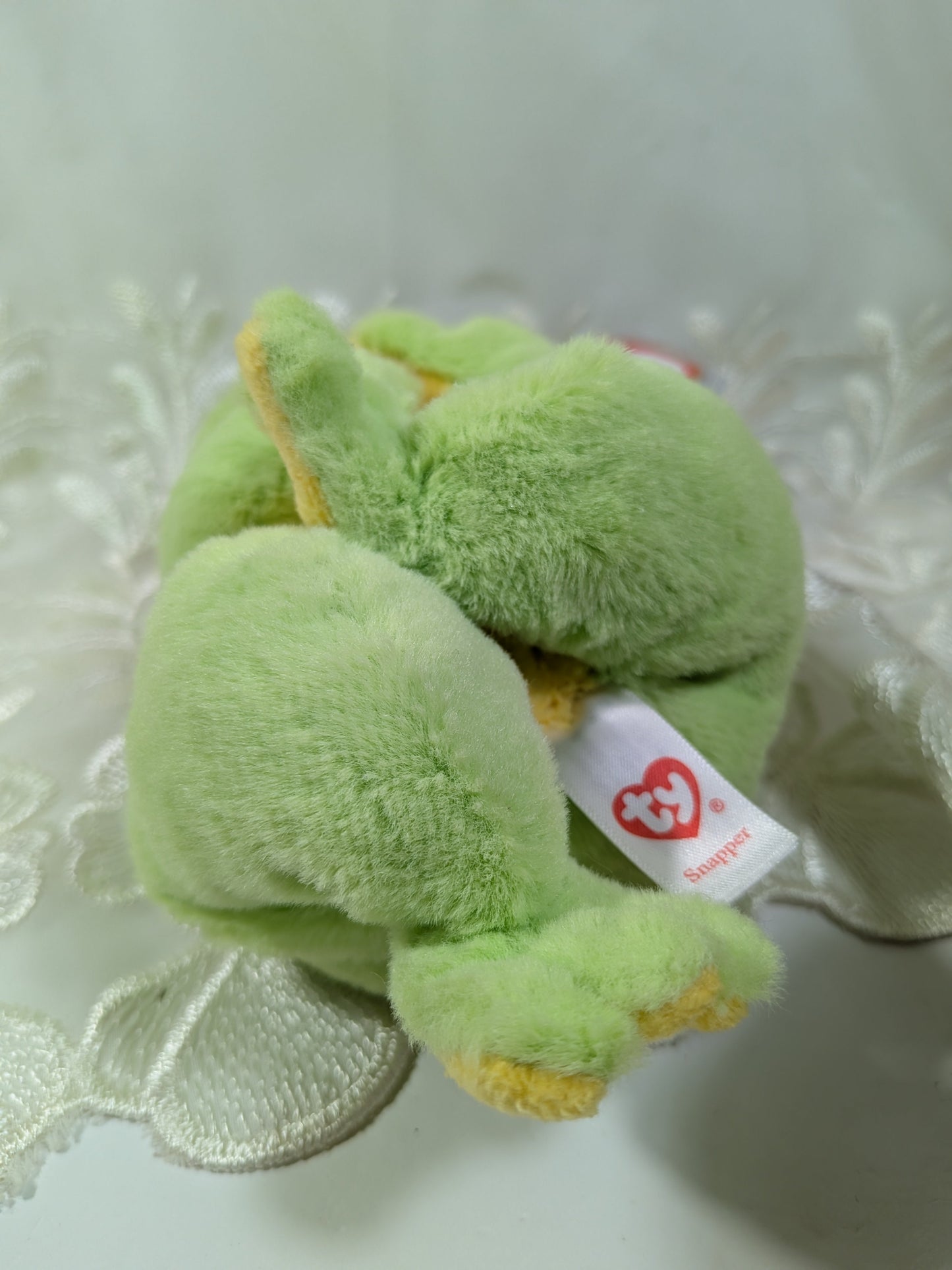 Ty Beanie Bellies - Snapper the Frog (8in) - Vintage Beanies Canada